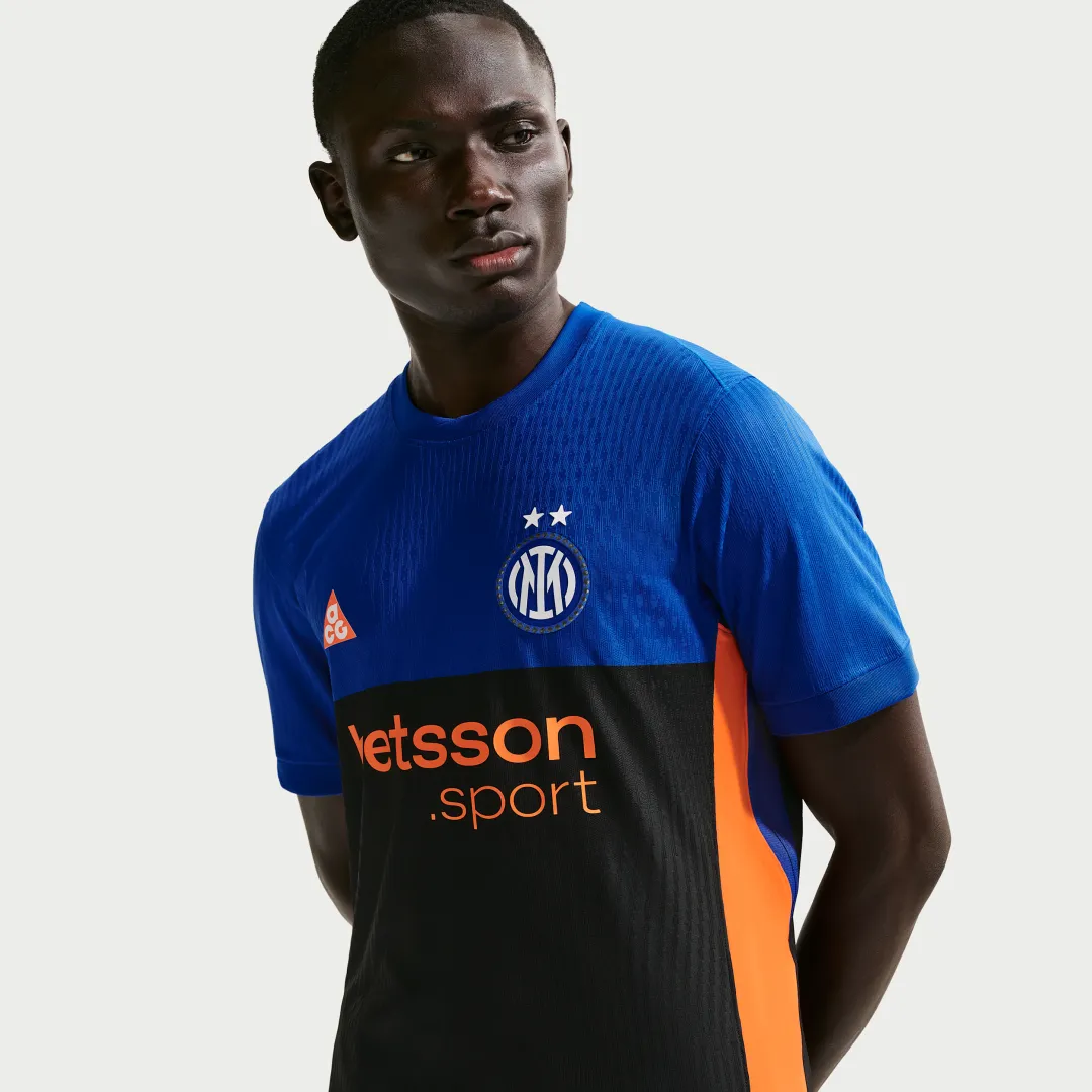 ATHENS SPORT Inter Milano シャツ ユニフォーム エトー Nike Inter Milan Mens SS Player Issue Fourth Shirt 2025/26