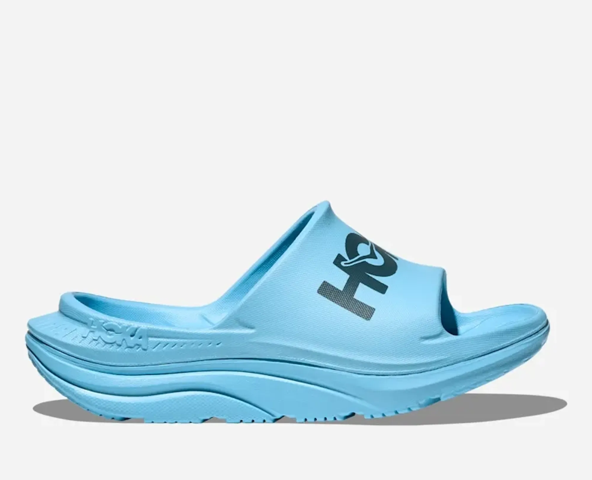 Hoka Ora Athletic Slide In Soaring Blue/Faded Navy