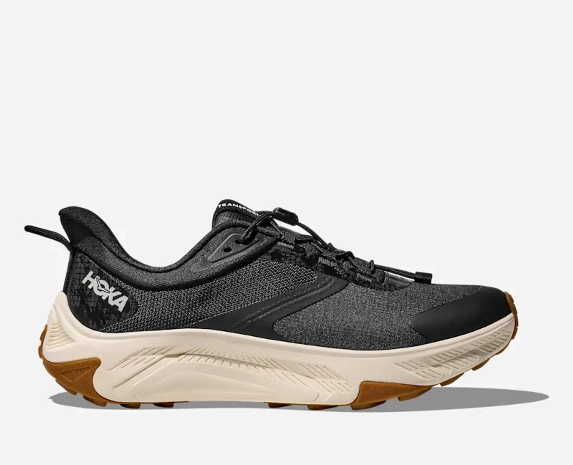 Hoka Men's Transport 2 Hiking Shoes In Black/Alabaster