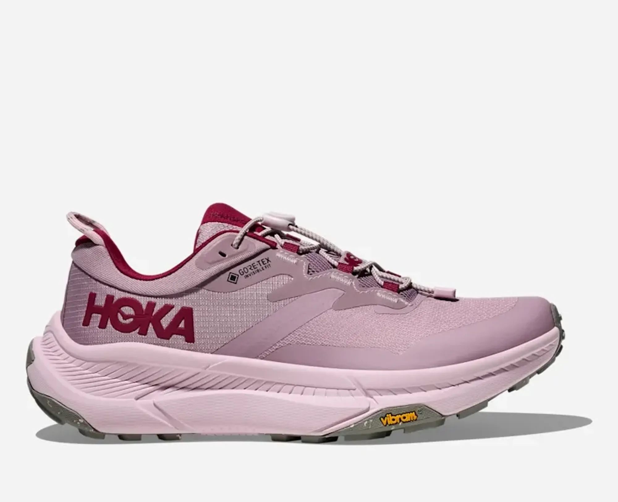 Hoka Women's Transport Gore-Tex Hiking Shoes In Fragrant Lilac/Lilac Cream