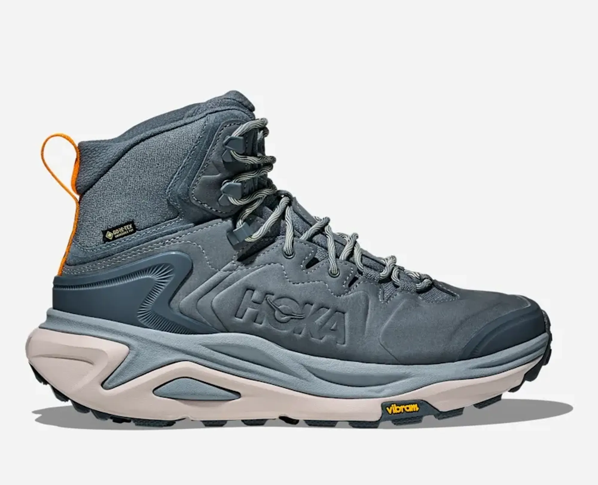 Hoka Men's Kaha 3 Gore-Tex Hiking Shoes In Faded Navy/Washed Blue