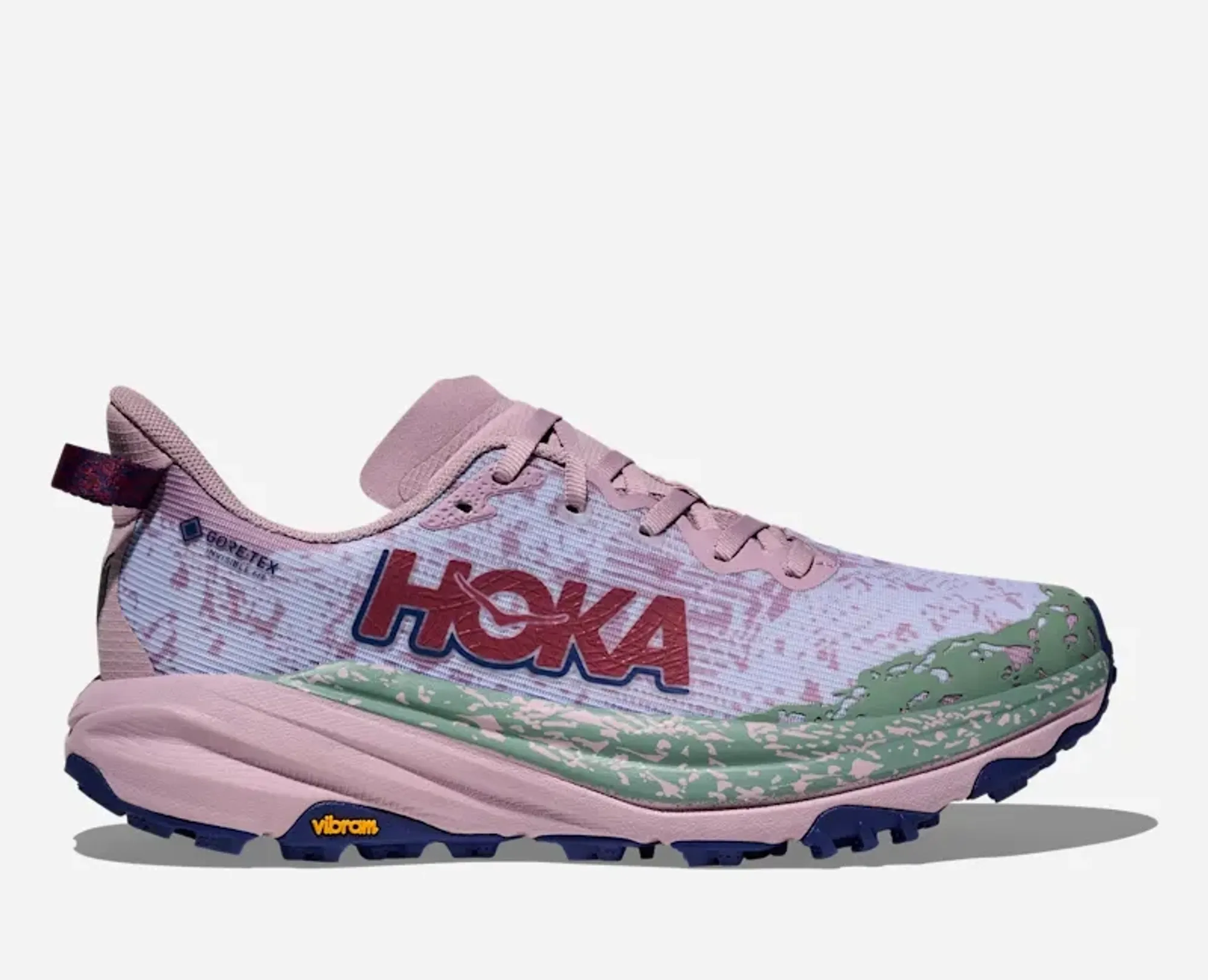 Hoka Women's Speedgoat 6 Gore-Tex Trail Shoes In Fragrant Lilac/Ambient Blue