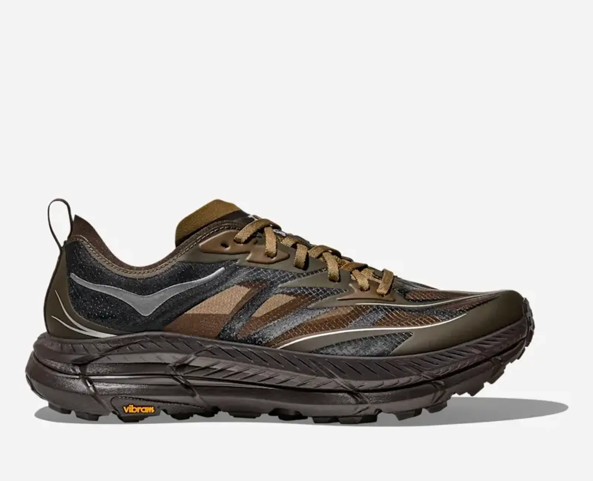 Hoka Mafate Speed 4 Lite Lifestyle Shoes In Tree Bark/Cast Iron