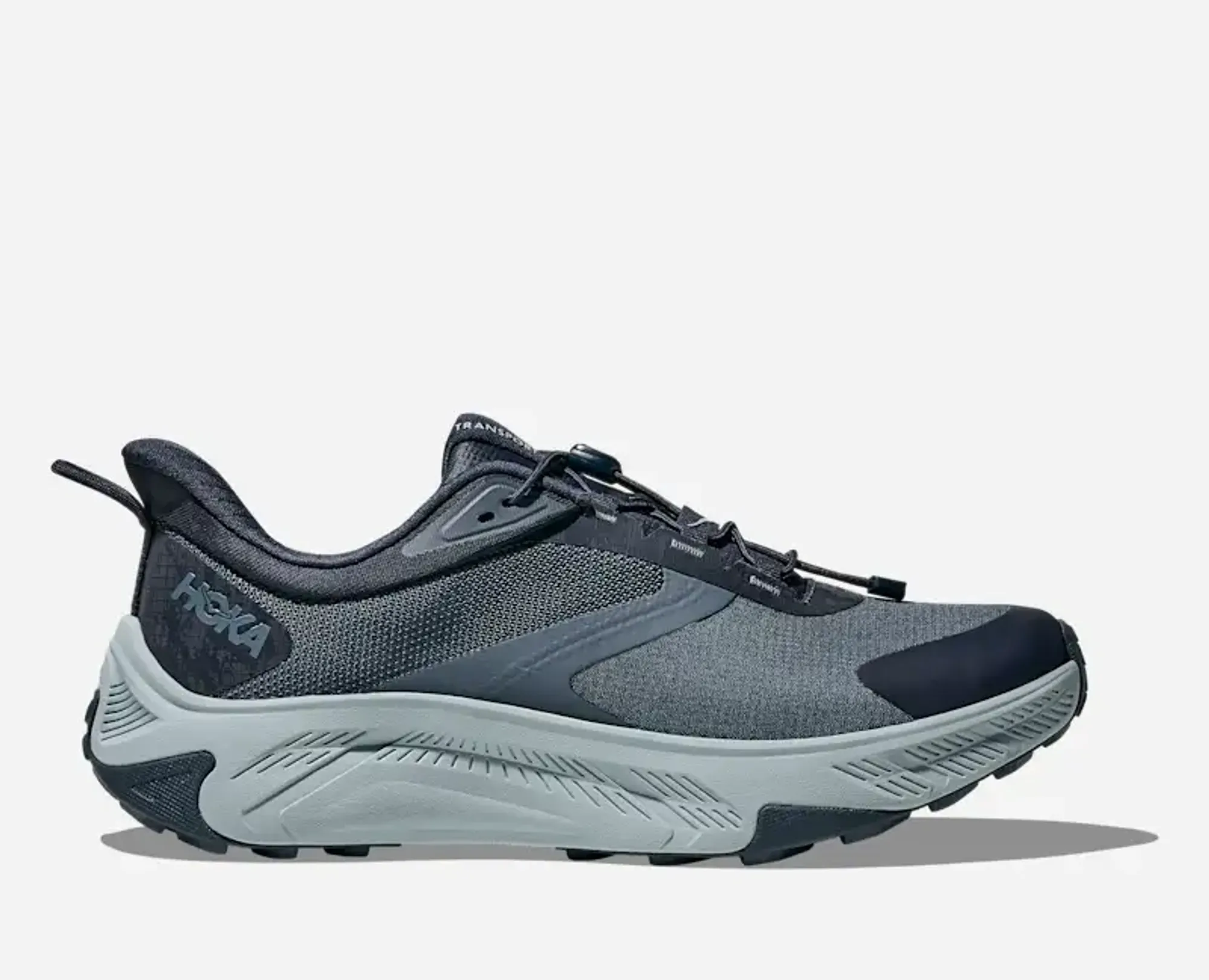 Hoka Men's Transport 2 Hiking Shoes In Faded Navy/Mineral Blue