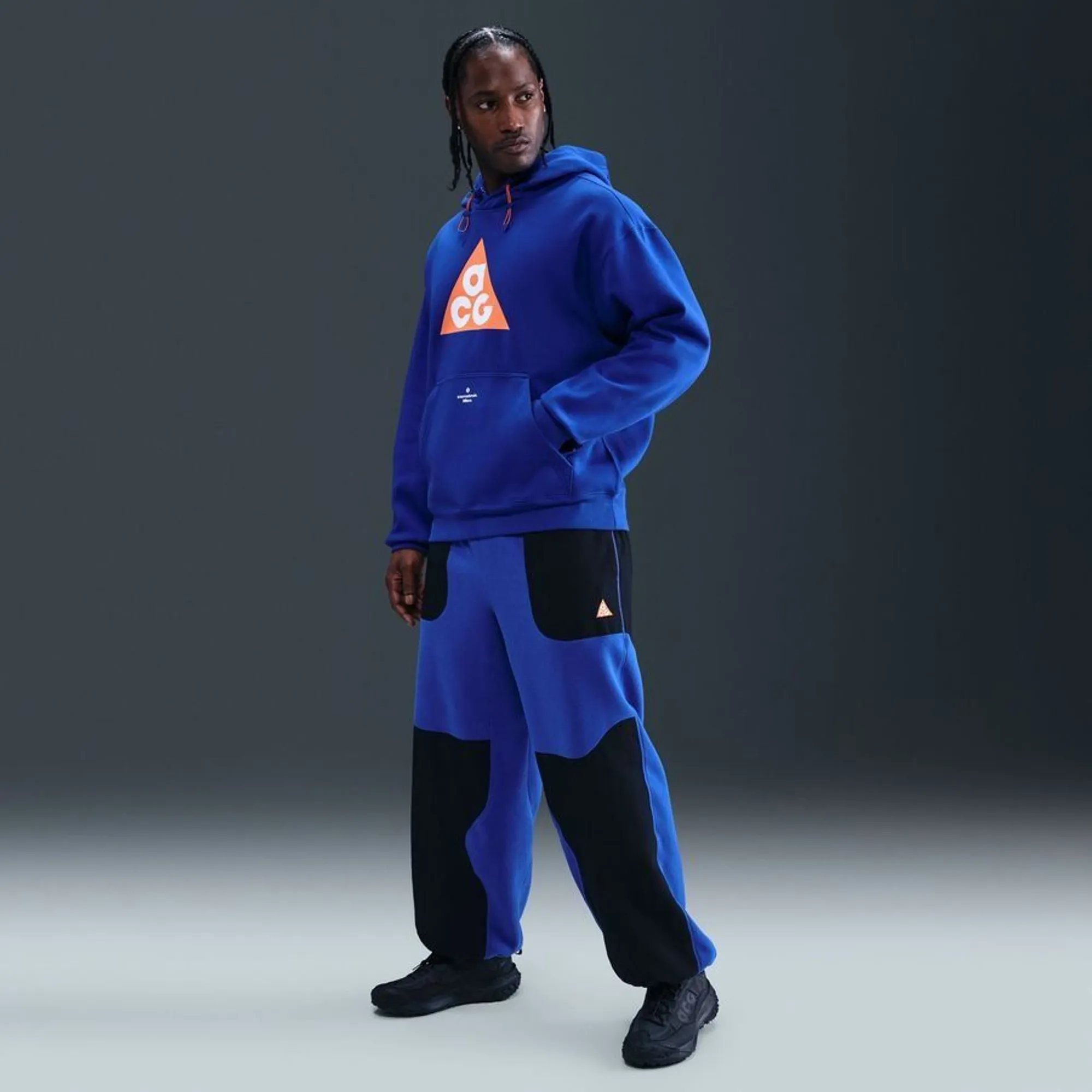 Inter X Acg Hoodie Therma-Fit Pullover 4Th - Hyper Blue/Safety Orange/White Pre-Order - ['Blue']