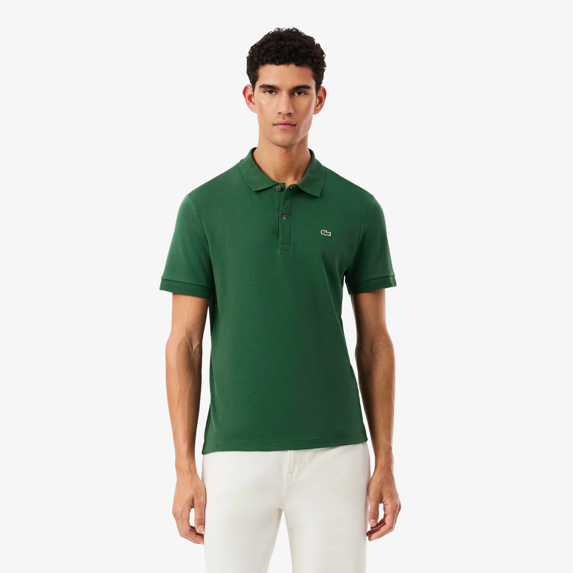Lacoste Regular Fit Cotton Pima Polo Shirt - Pine Green