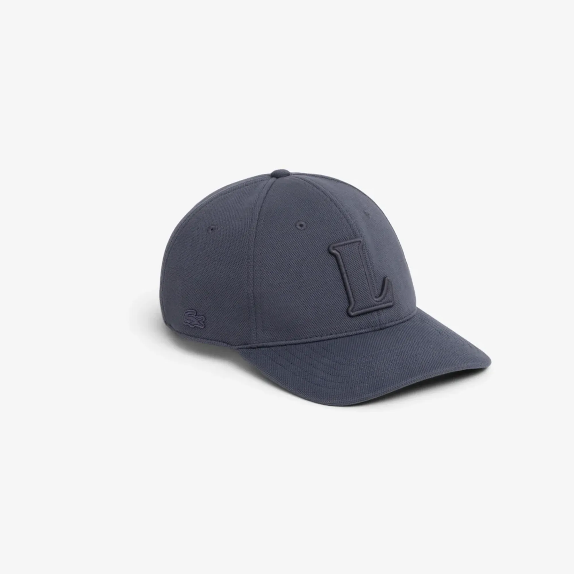 Lacoste Piqué Badge Cap - Dark Grey