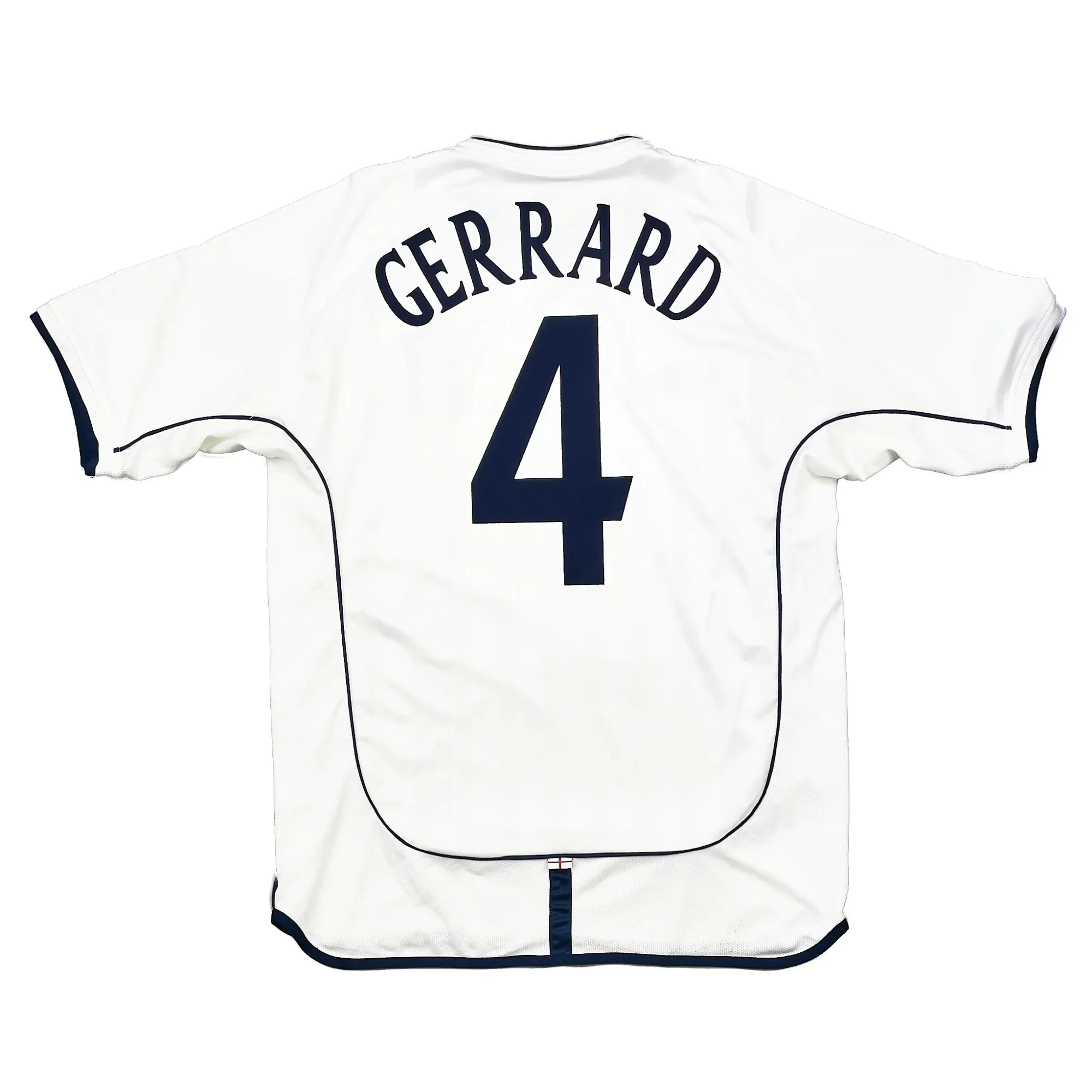 2001/03 England Gerrard #4 Home Shirt (L) Umbro | Cult Kits