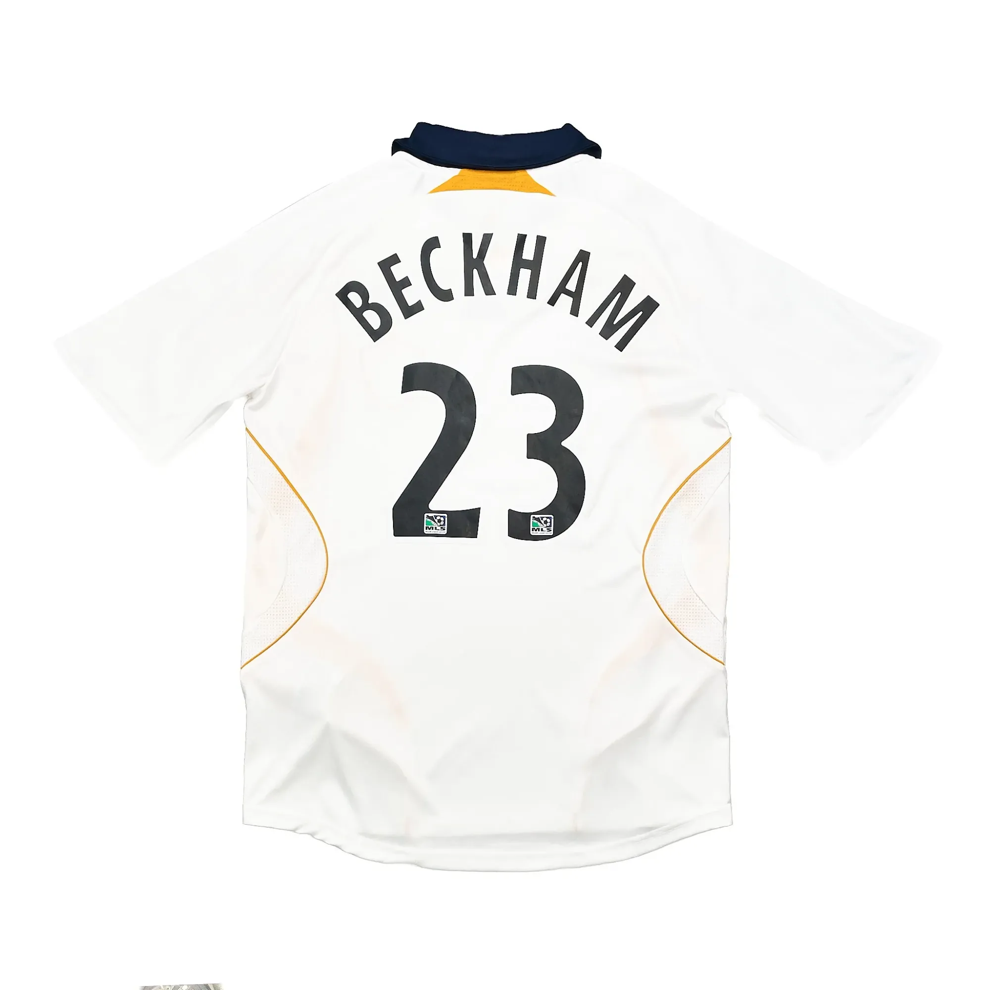 2007/08 LA Galaxy Beckham #23 Home Shirt (M) Adidas | Cult Kits