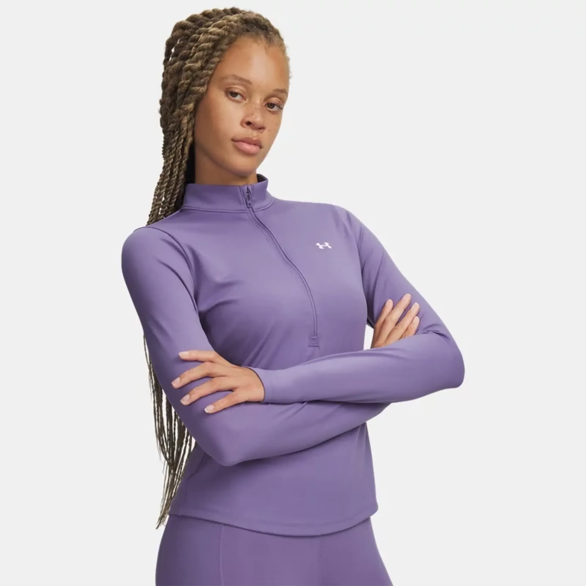 Under Armour  Motion Women's ½ Zip Purple Luxe / White L