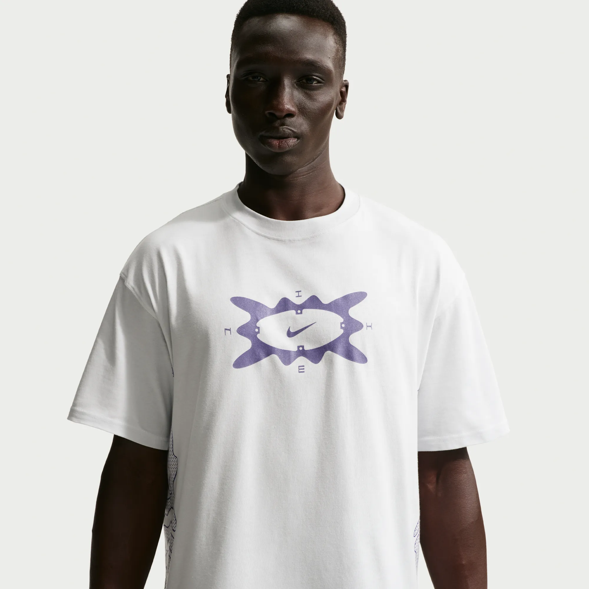 Nike T-Shirt - White - Cotton