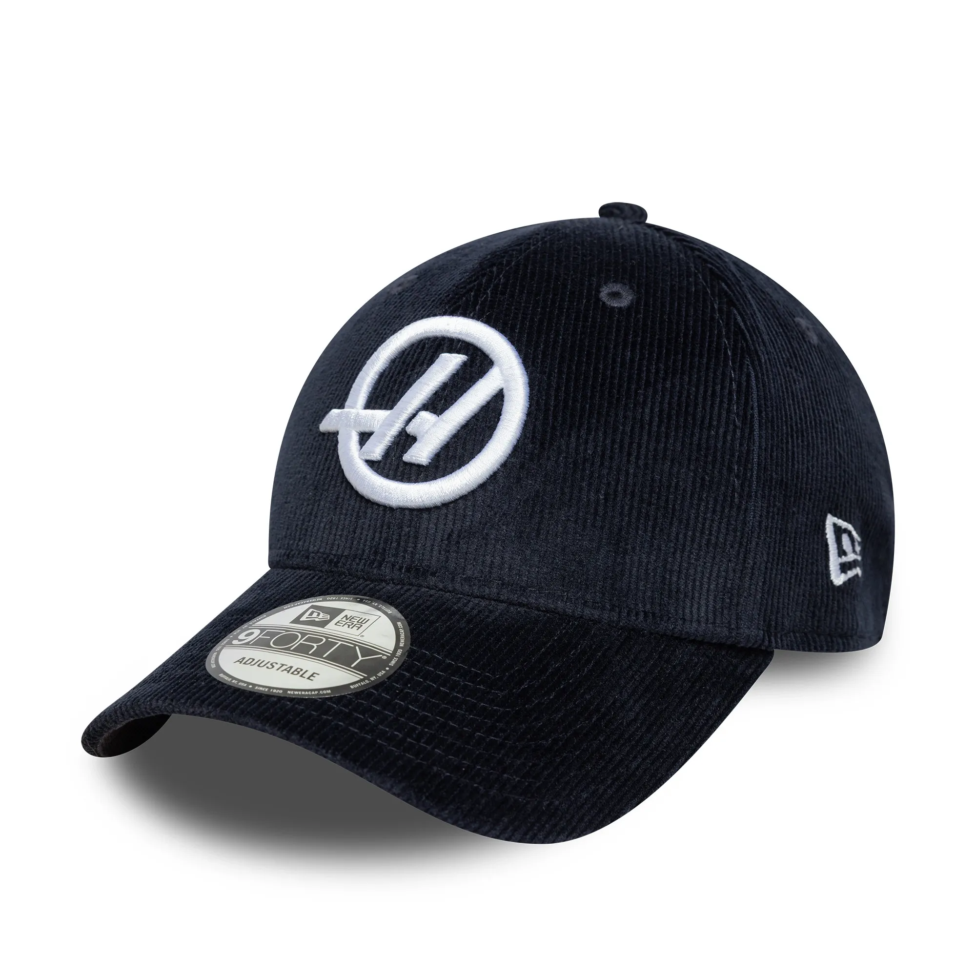 MoneyGram Haas F1 Cord Navy 9FORTY Cap New Era Cap adult unisex