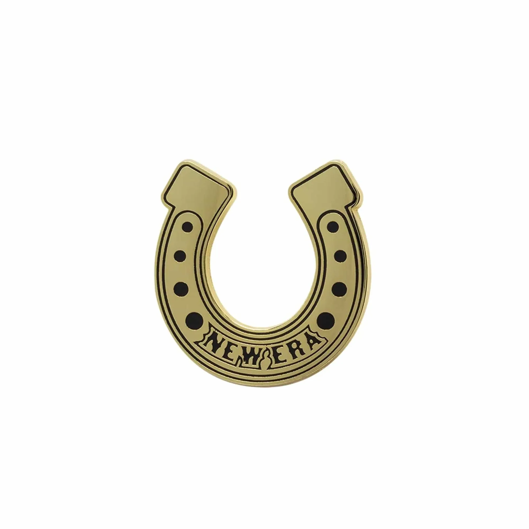 New Era Lunar New Year Horseshoe Gold Pin Badge adult unisex