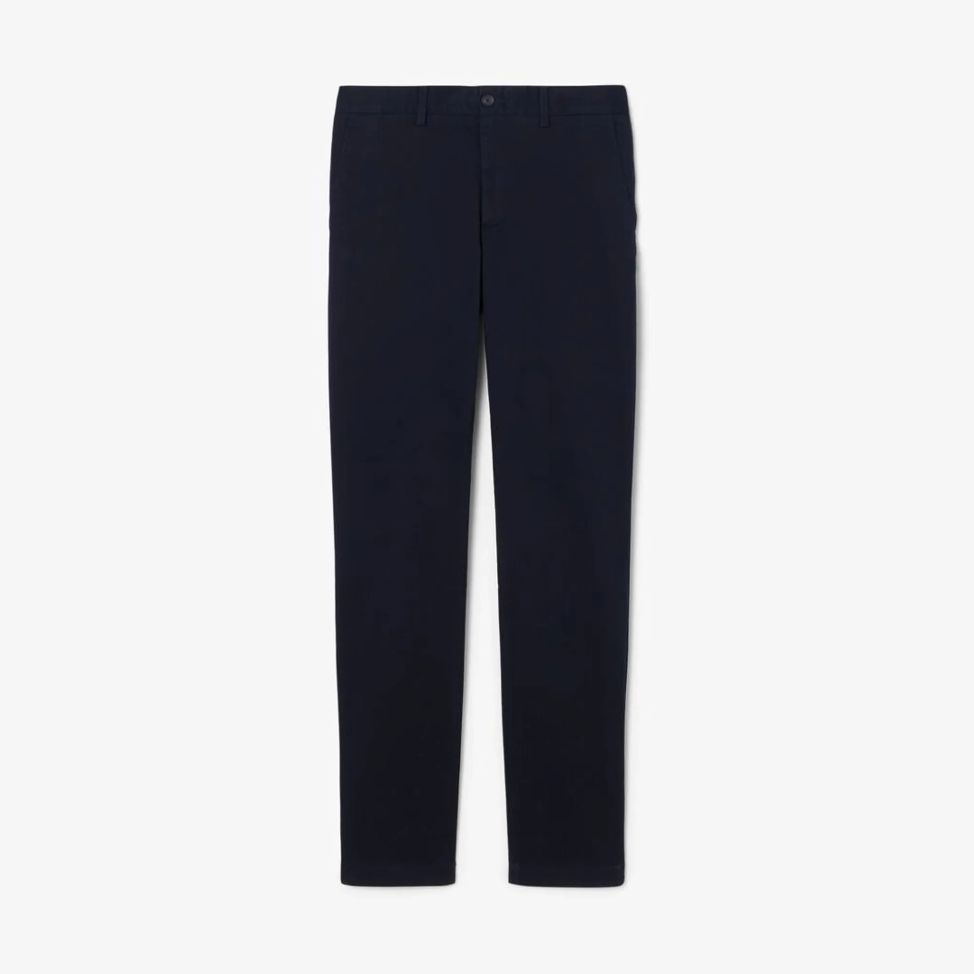 Lacoste Slim Fit Stretch Twill Chino Pants - Navy Blue