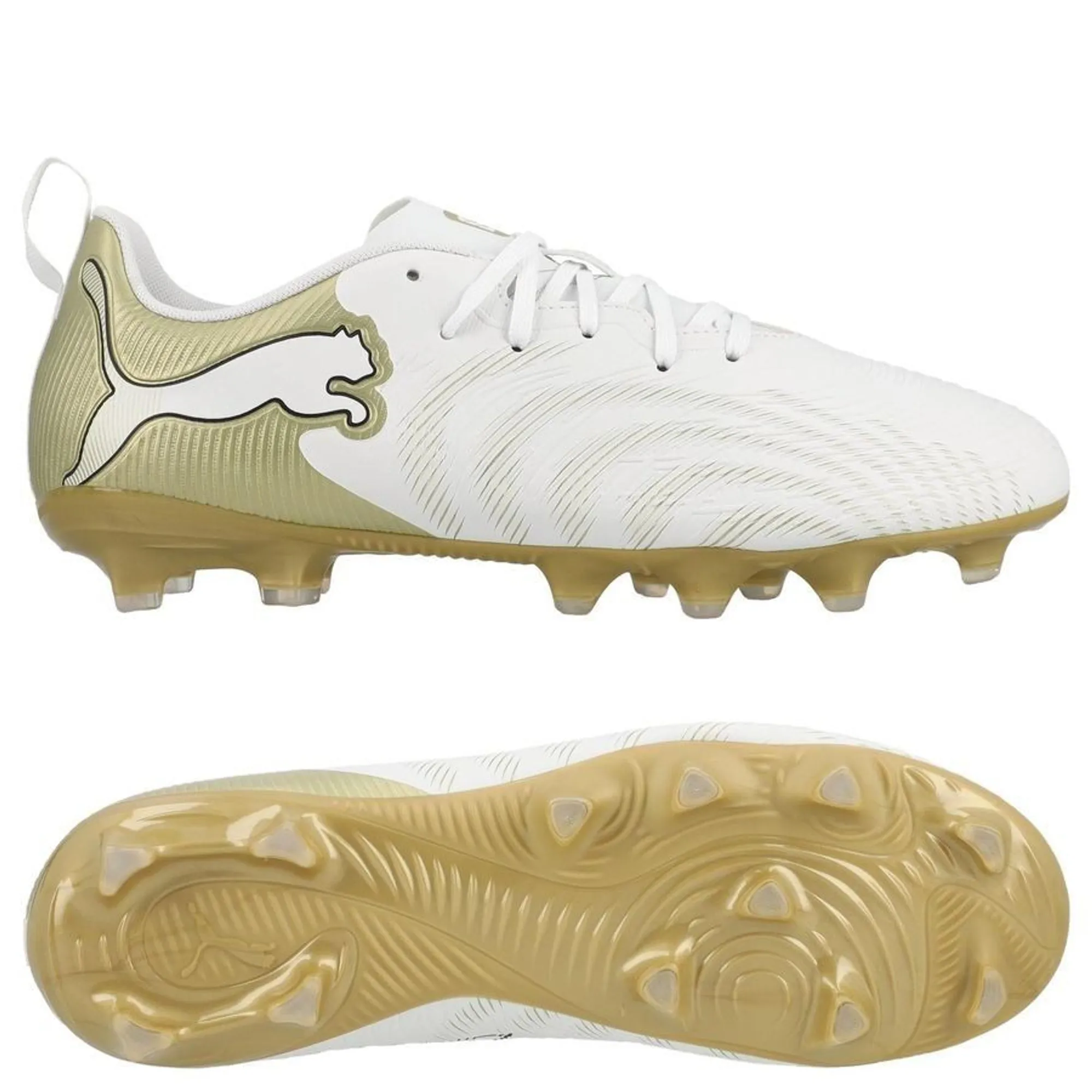 Puma Future 9 Play Fg/Ag White Gold - ['White']