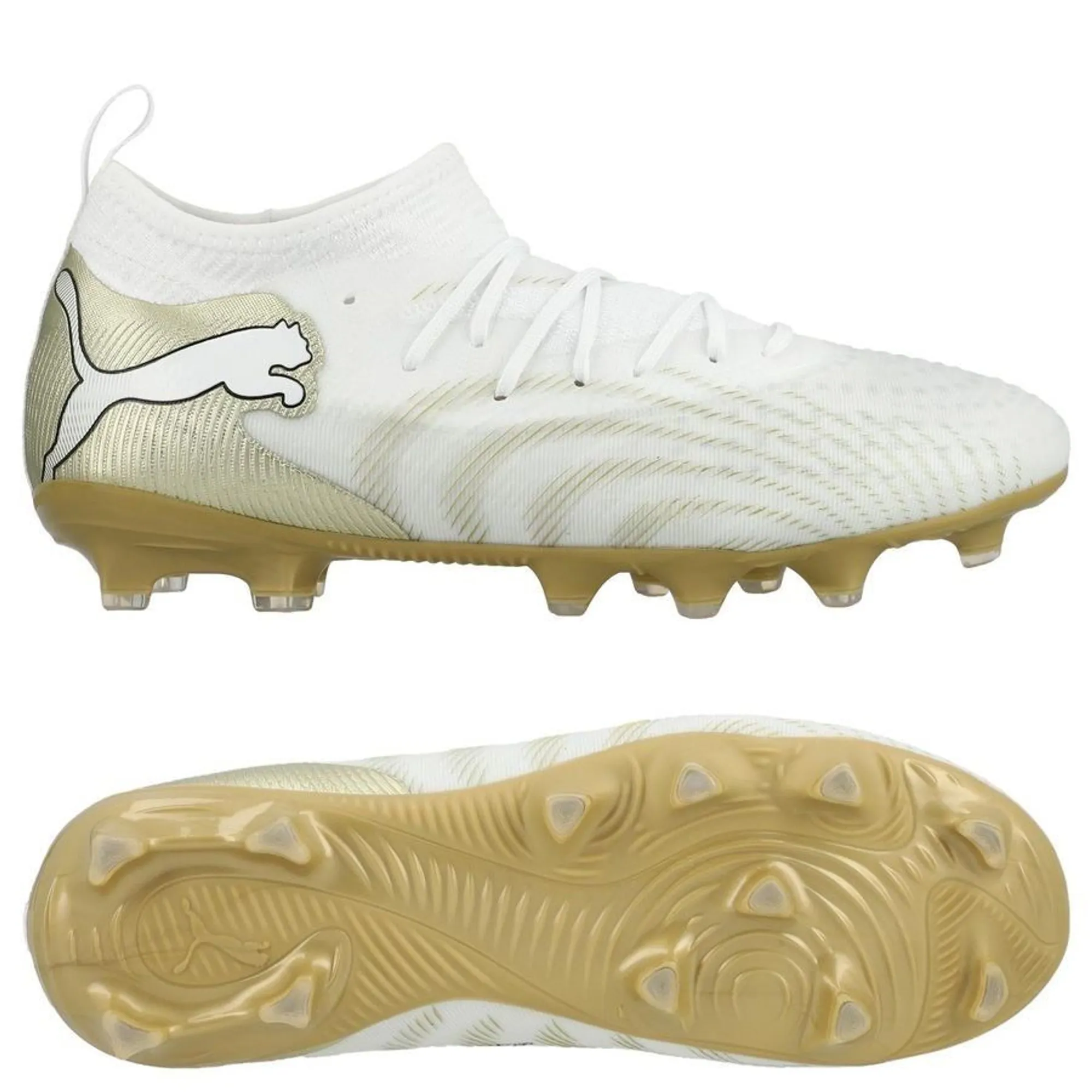 Puma Future 9 Match Fg/Ag White Gold - ['White']