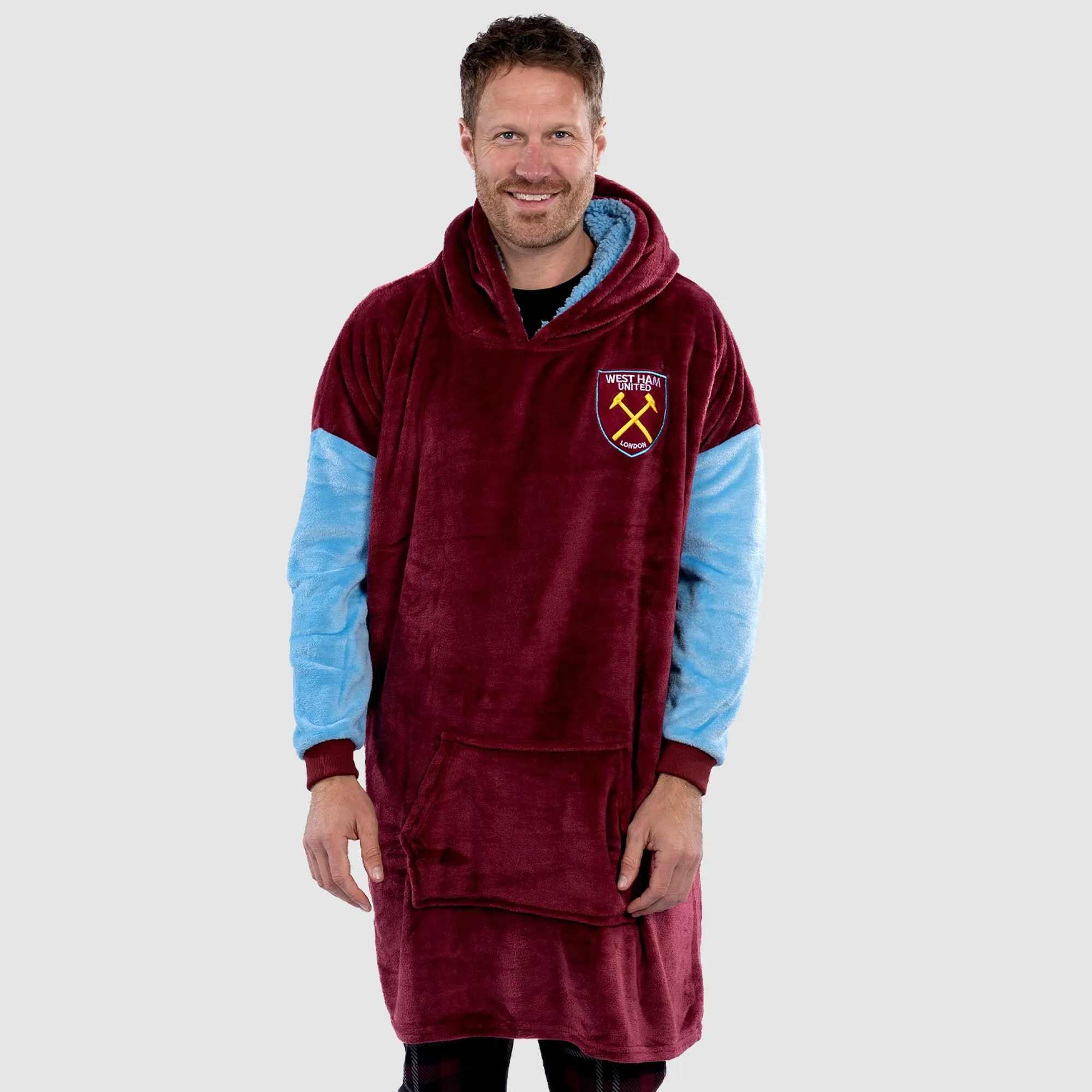West Ham Adults Fleece Poncho