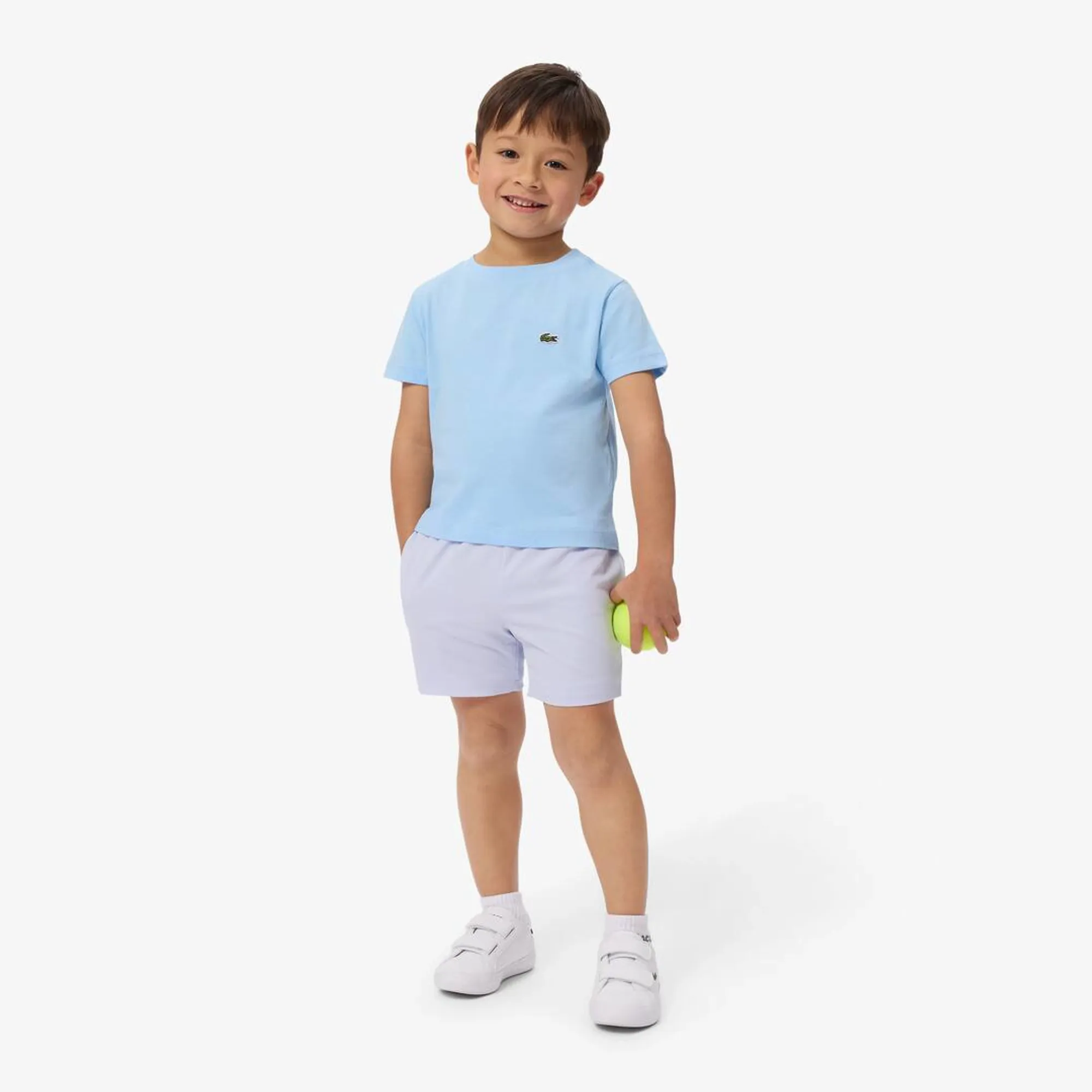 Lacoste Diamond Taffeta Sport Shorts - Light Blue