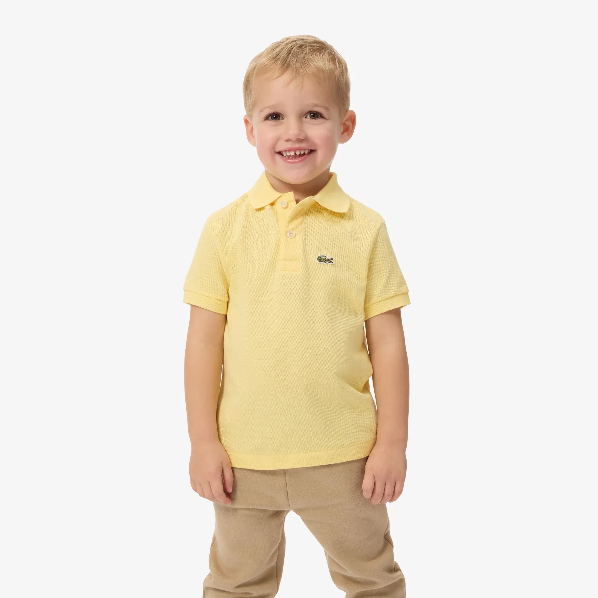 Lacoste Petit Piqué Polo Shirt - Pastel Yellow