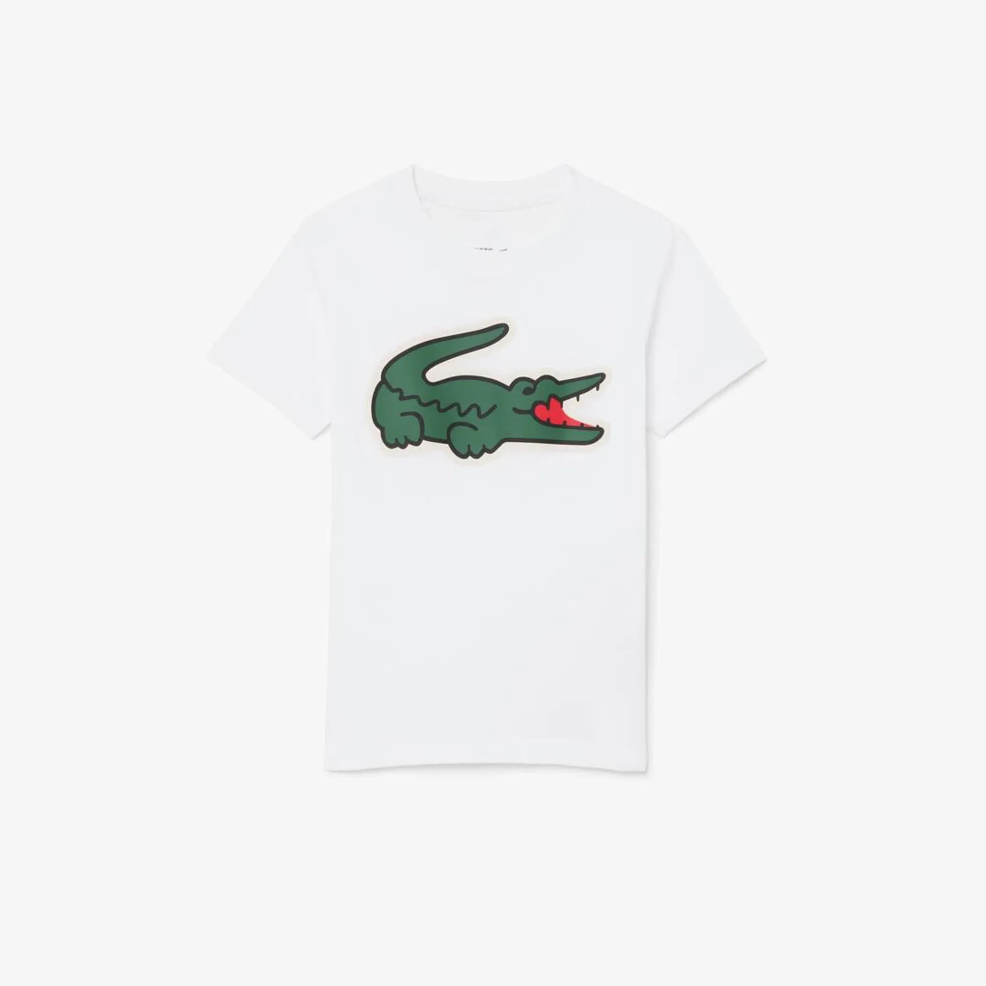 Lacoste Unisex Ultra Dry Printed Sport T-shirt - White
