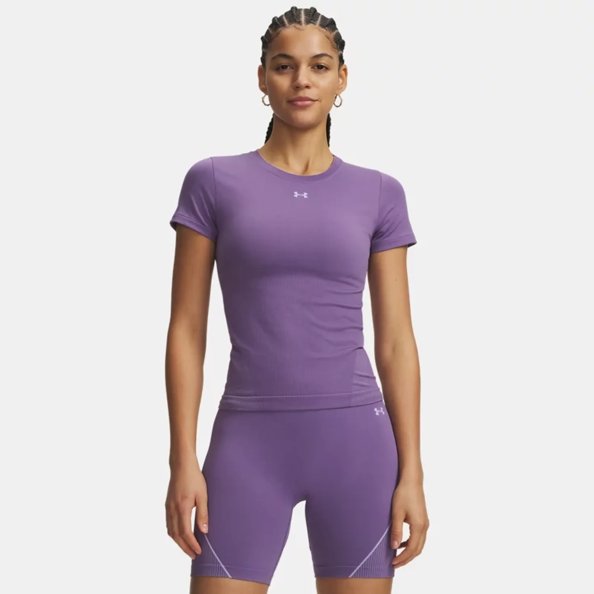 Under Armour  Vanish Seamless Women's Short Sleeve Purple Luxe / Purple Crest / Purple Crest L
