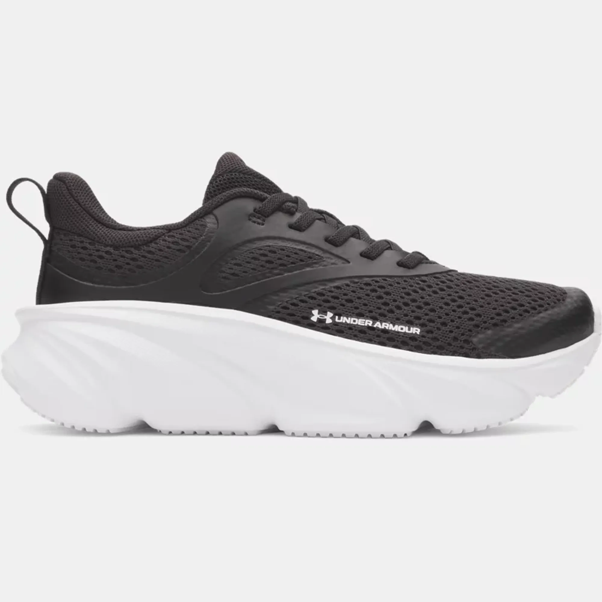 Under Armour  Rogue 6 AL Boys' Pre-School Running Shoes Black / Black / White 12