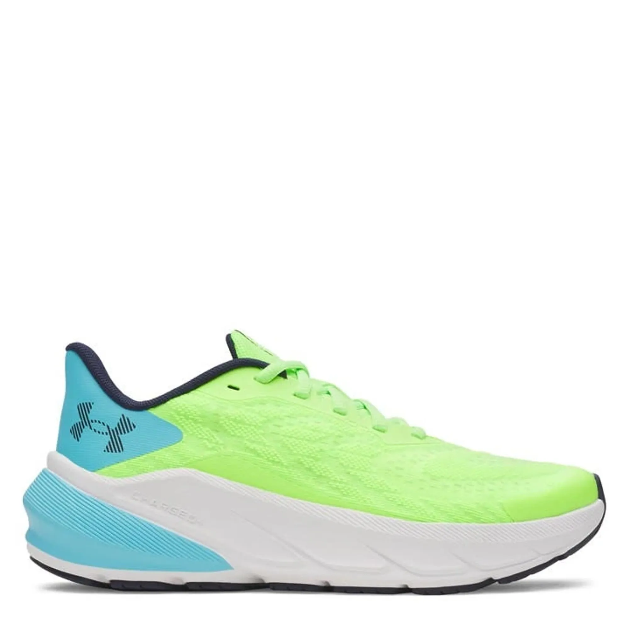Under Armour  Turbulence 3 Boys' Grade School Running Shoes Hyper Green / Blue Blur / Midnight Navy 3.5