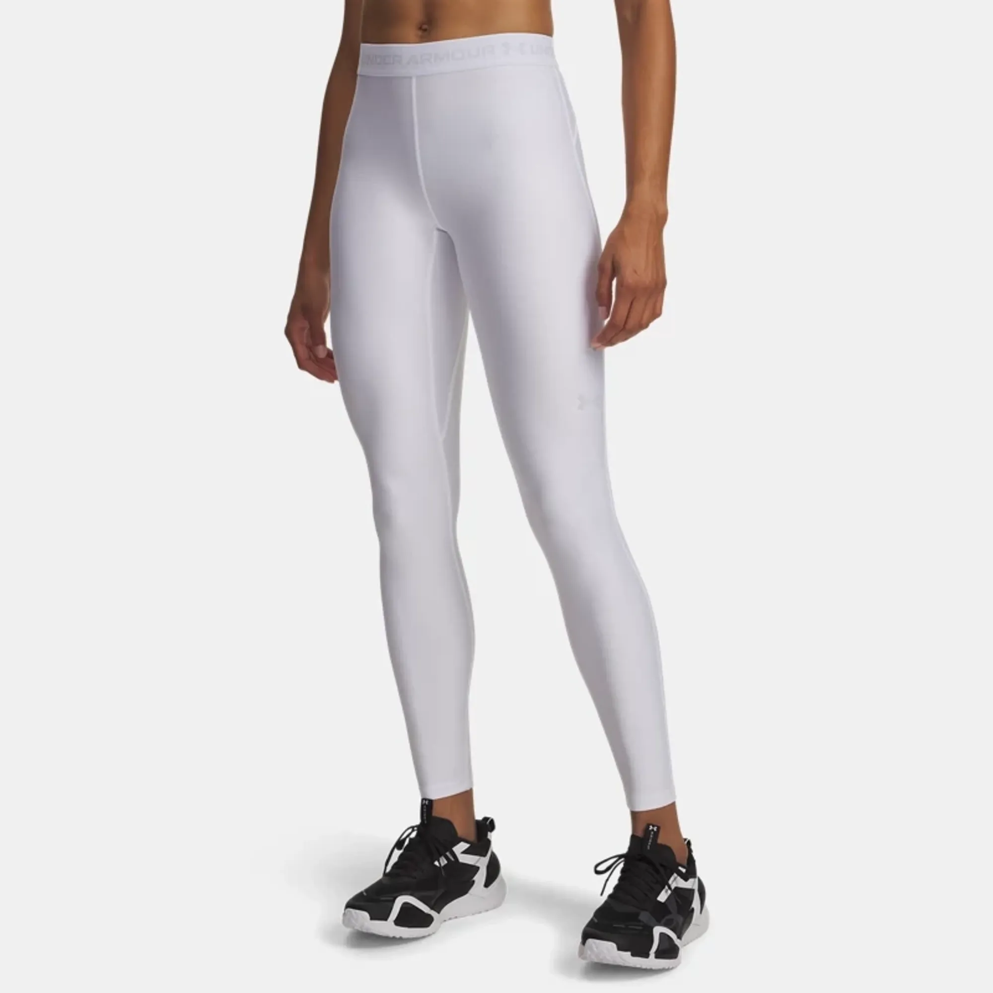 HeatGear® Women's Leggings White / Halo Gray L