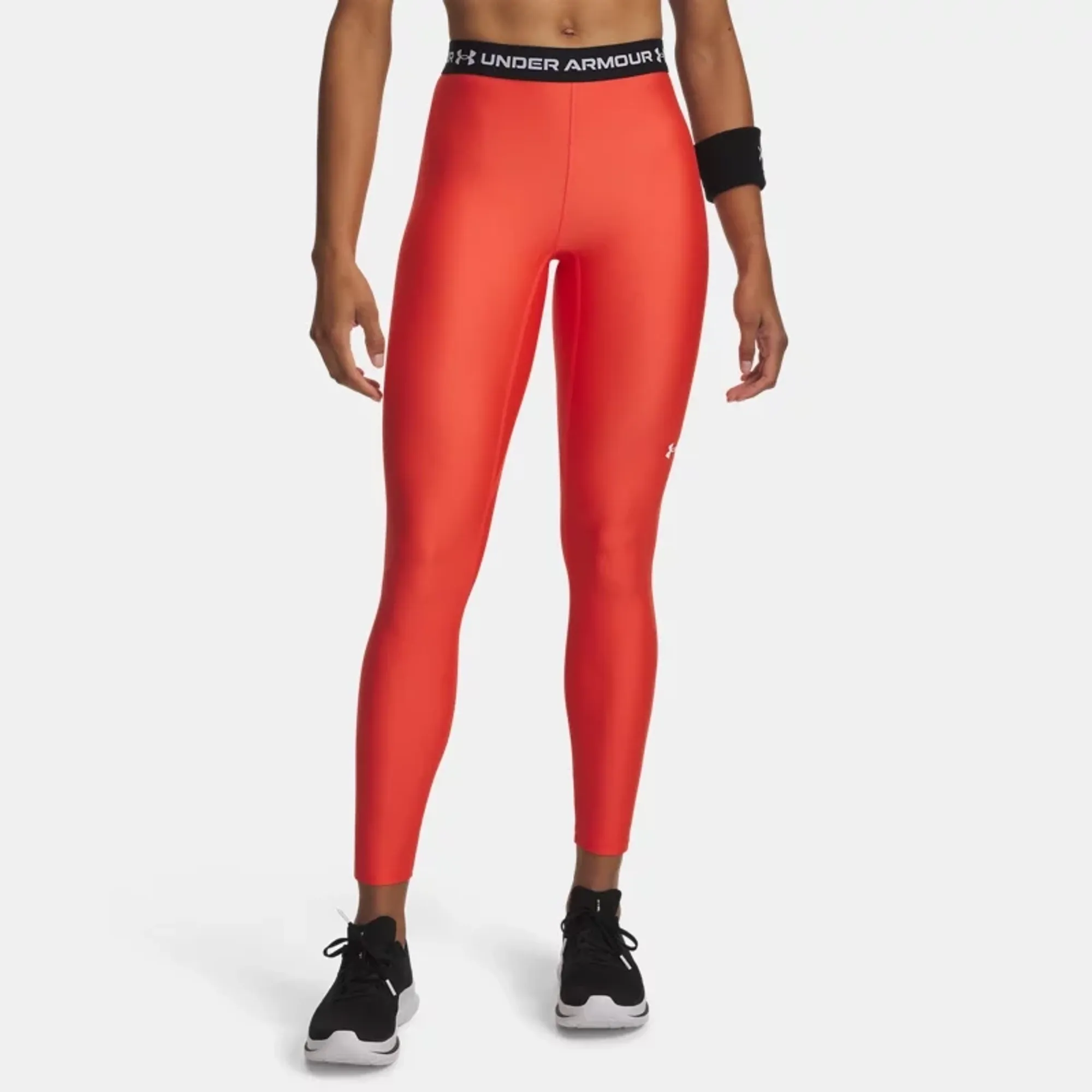 HeatGear® Women's Leggings Venom Red / White L