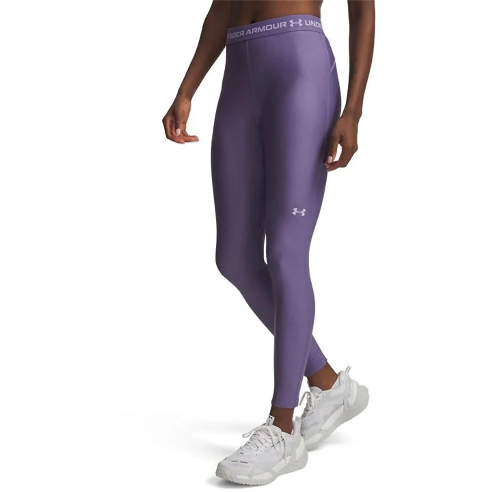 HeatGear® Women's Leggings Purple Luxe / Purple Crest L