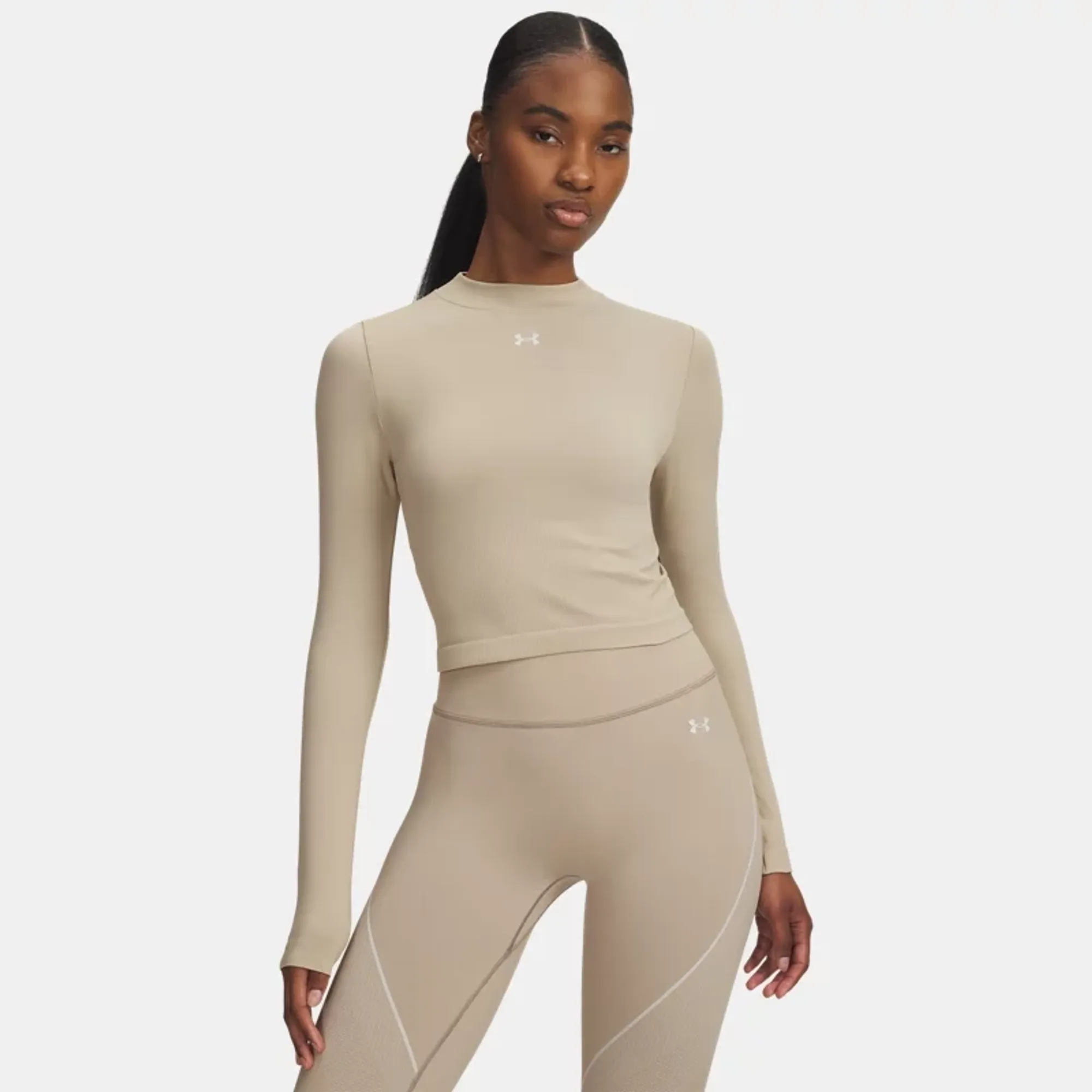Under Armour  Vanish Seamless Women's Long Sleeve City Khaki / Summit White / Summit White L