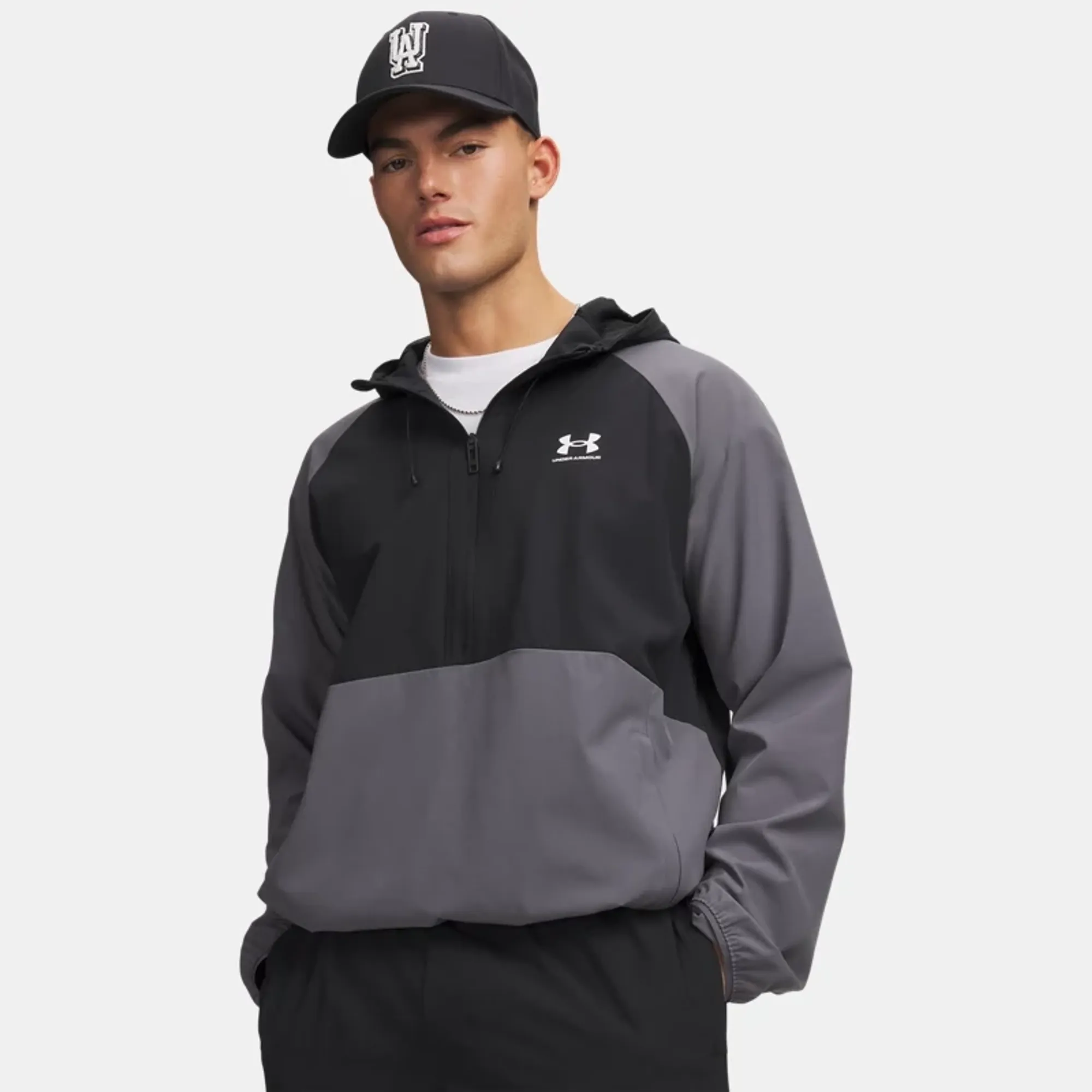 Under Armour  Vibe Woven Men's Anorak Castlerock / Black / White L