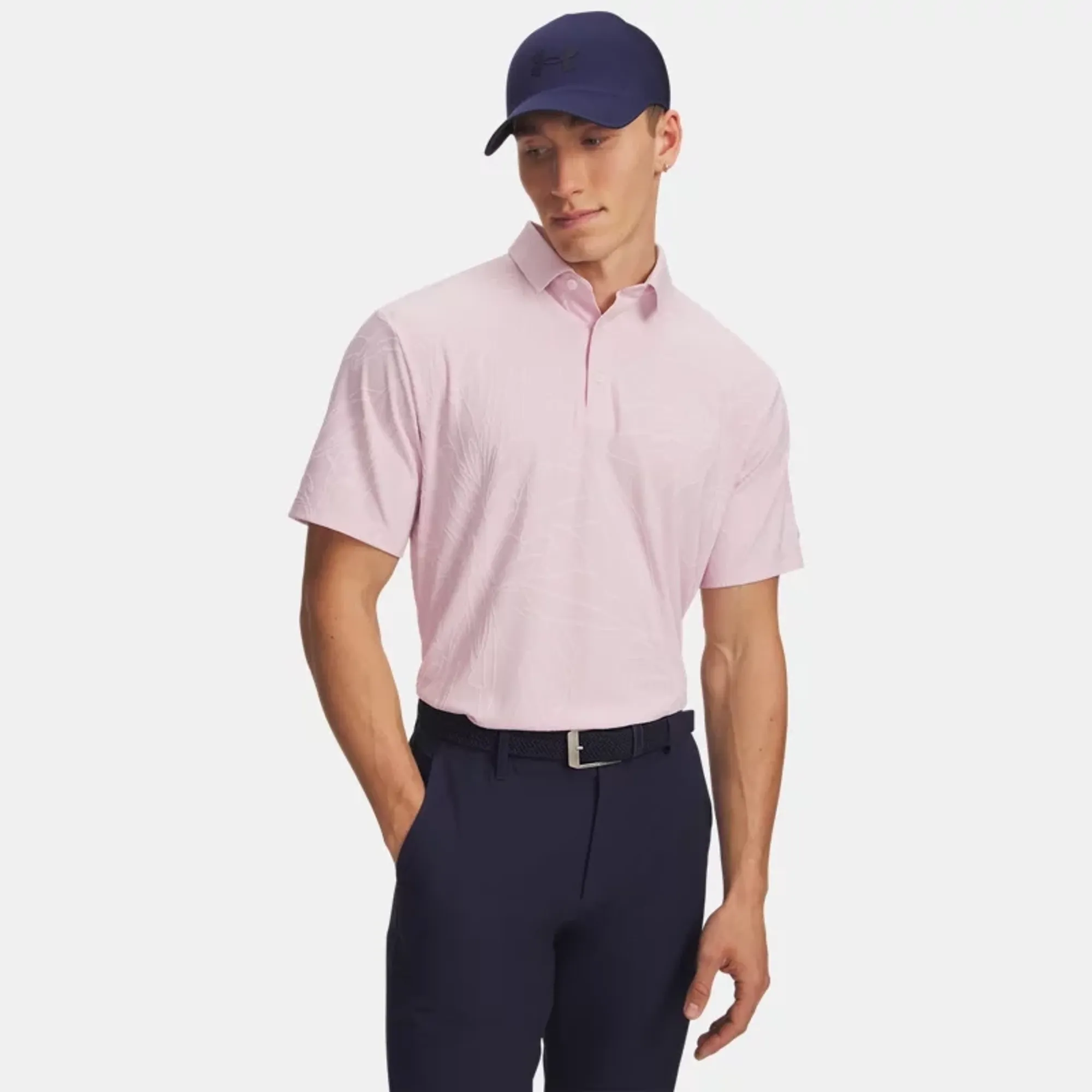 Under Armour  ArmourDry Jacq Under Armour rd Men's Polo Prime Pink / Pink Dusk / Midnight Navy XL