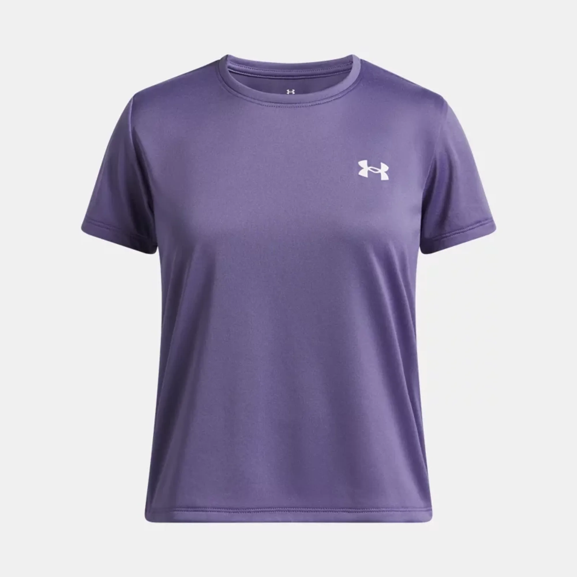 Under Armour  Tech™ Girls' Short Sleeve Purple Luxe / White YXS (48 - 50 in)