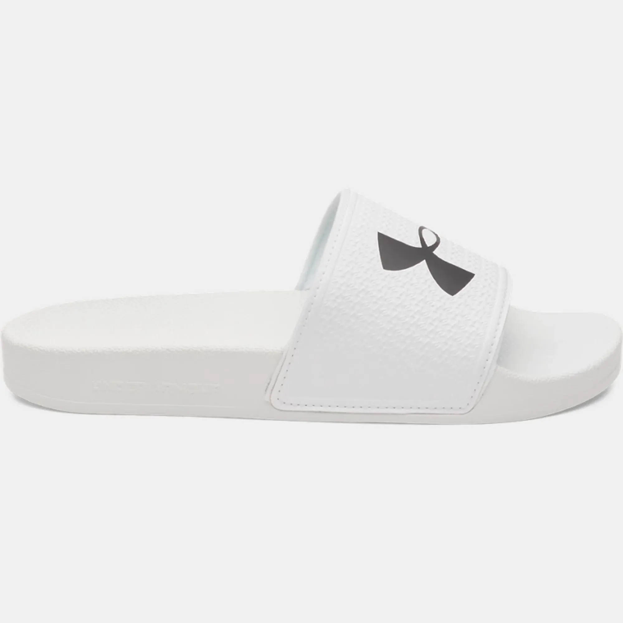Under Armour  ARMR Boys' Slides White / White / Black 3.5
