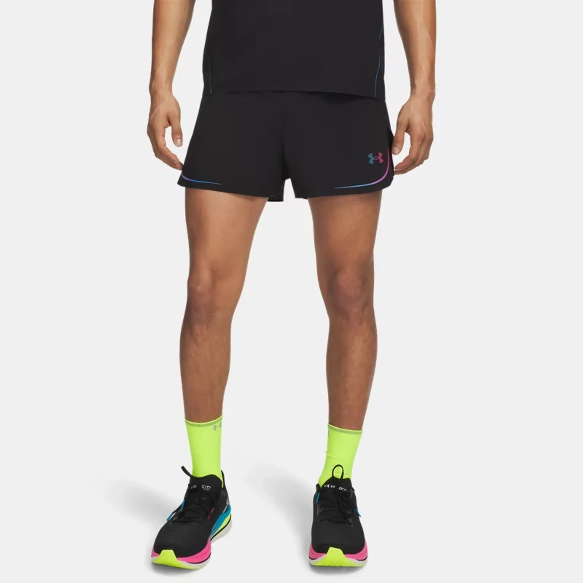 Under Armour  Velociti Elite Men's Shorts Ultimate Black / Rebel Pink / Capri L