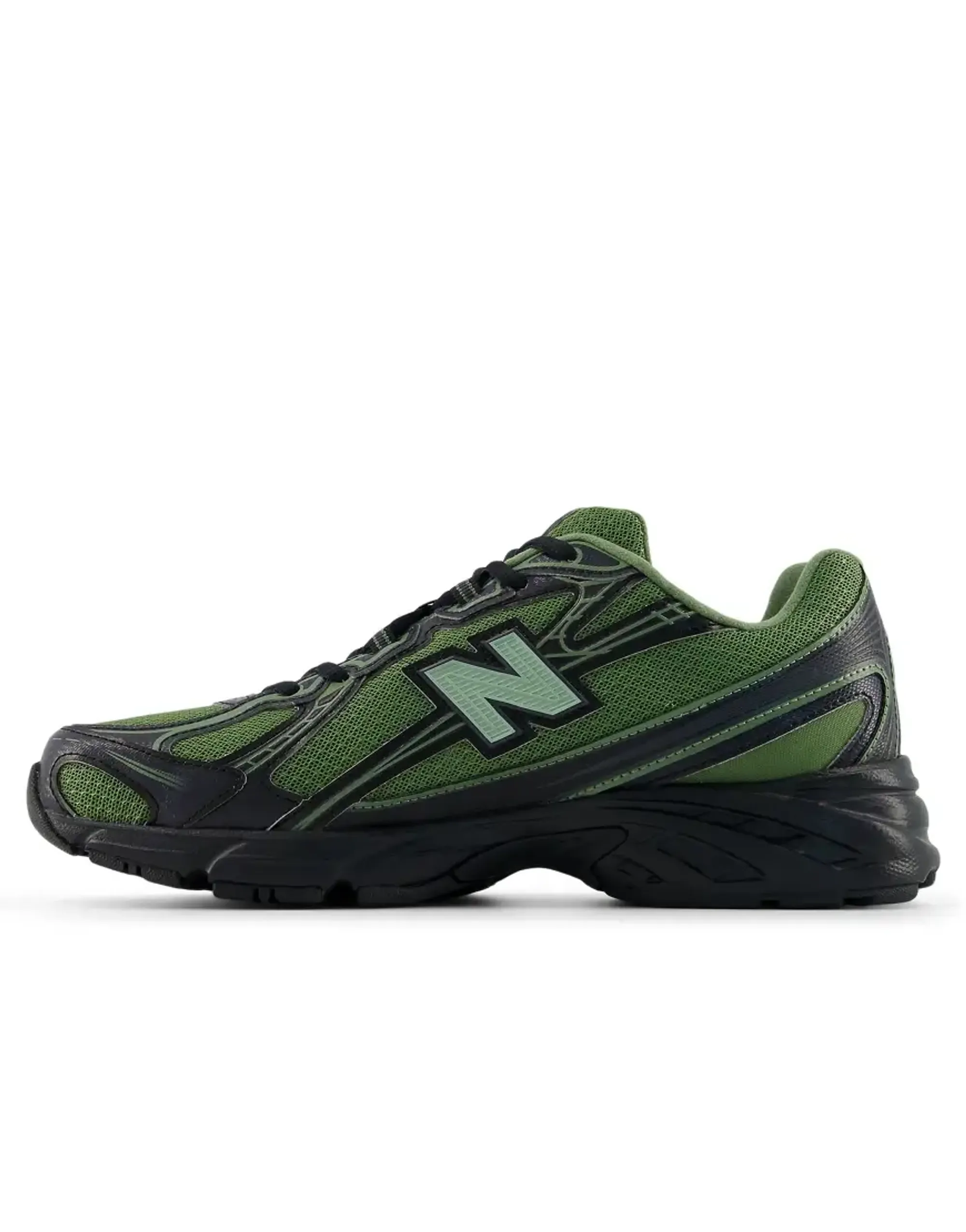 New Balance Unisex 740 in Green/Black Synthetic