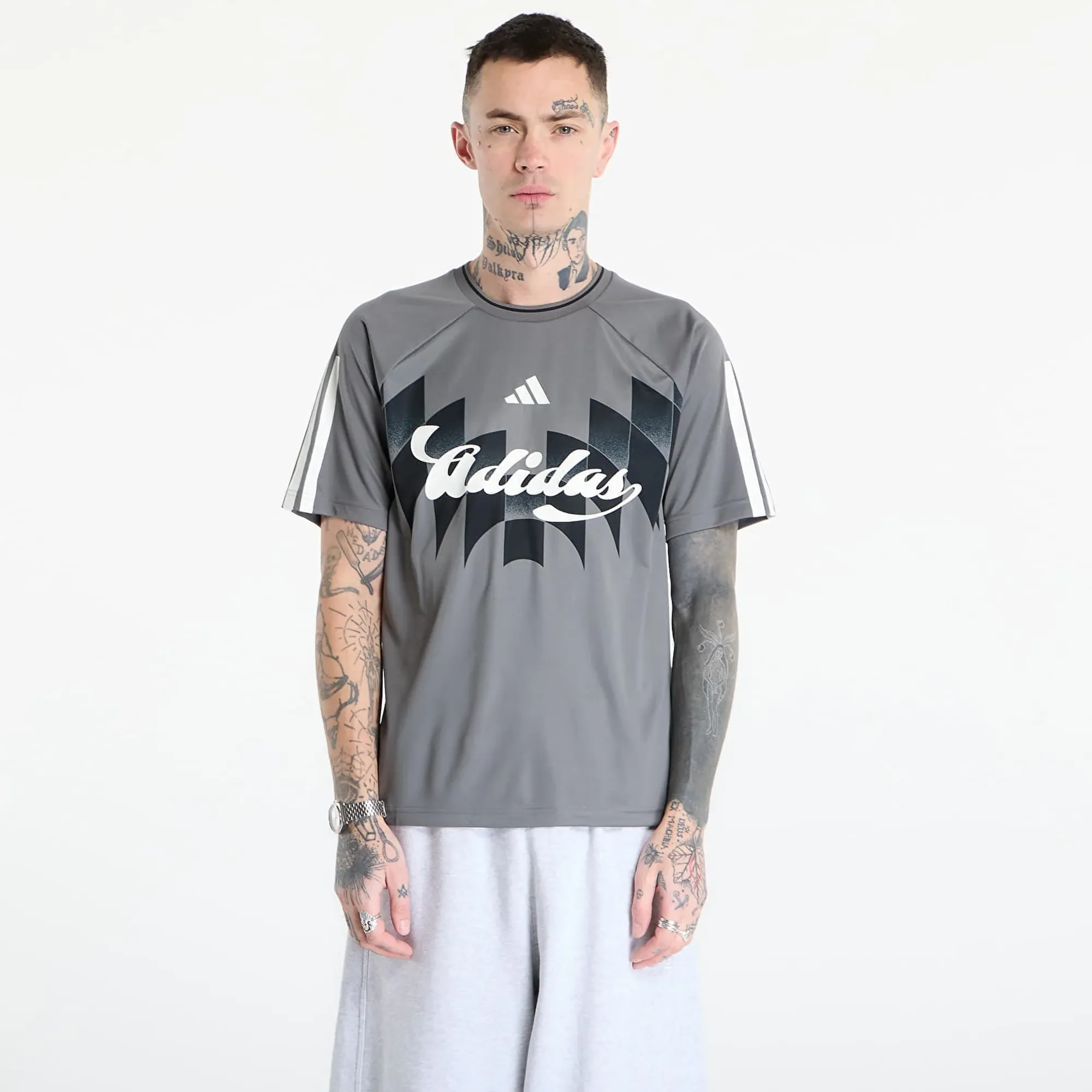 T-Shirt Adidas M Tiro Gc Ho T Grey Four/ Black/ Off White Xl