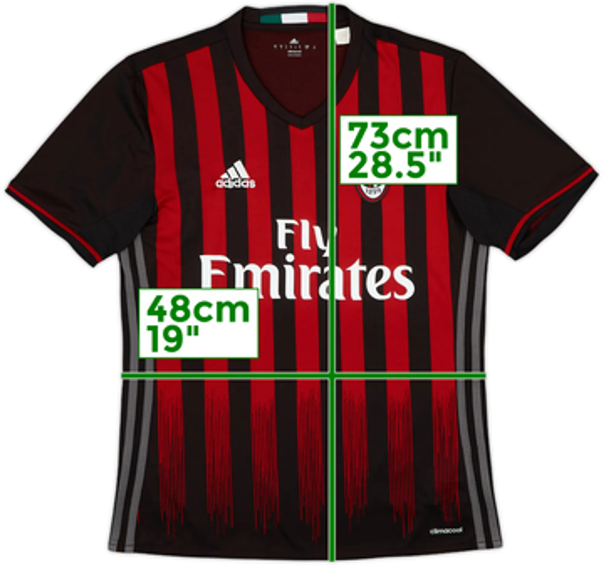 2016-17 AC Milan Home Shirt - 6/10 - (S)