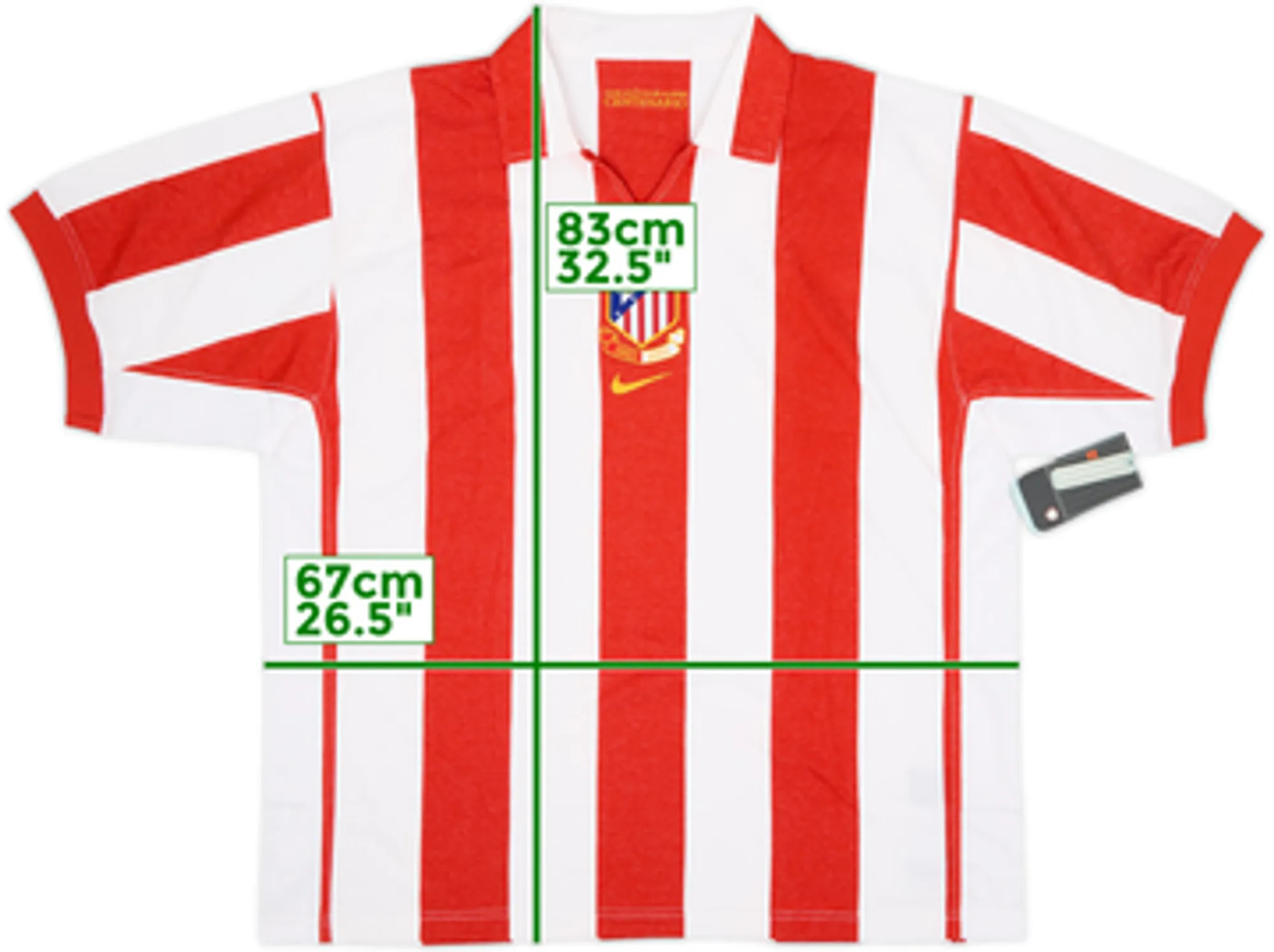 2003-04 Atletico Madrid Centenary Home Shirt (XXL)