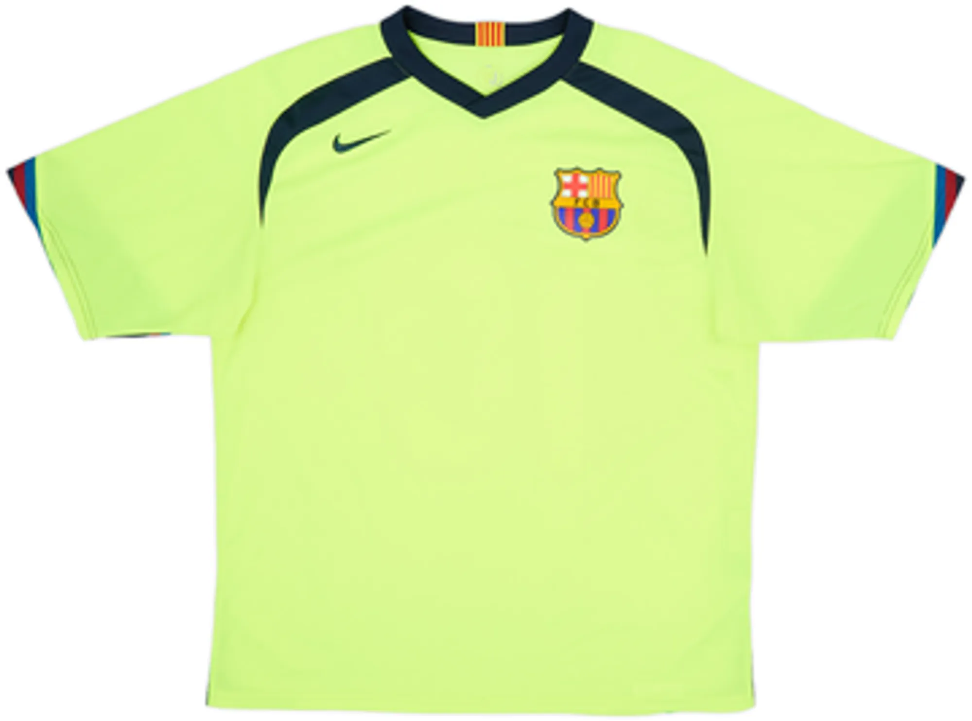 2005-06 Barcelona Basic Away Shirt Ronaldinho #10 - 8/10 - (XL)