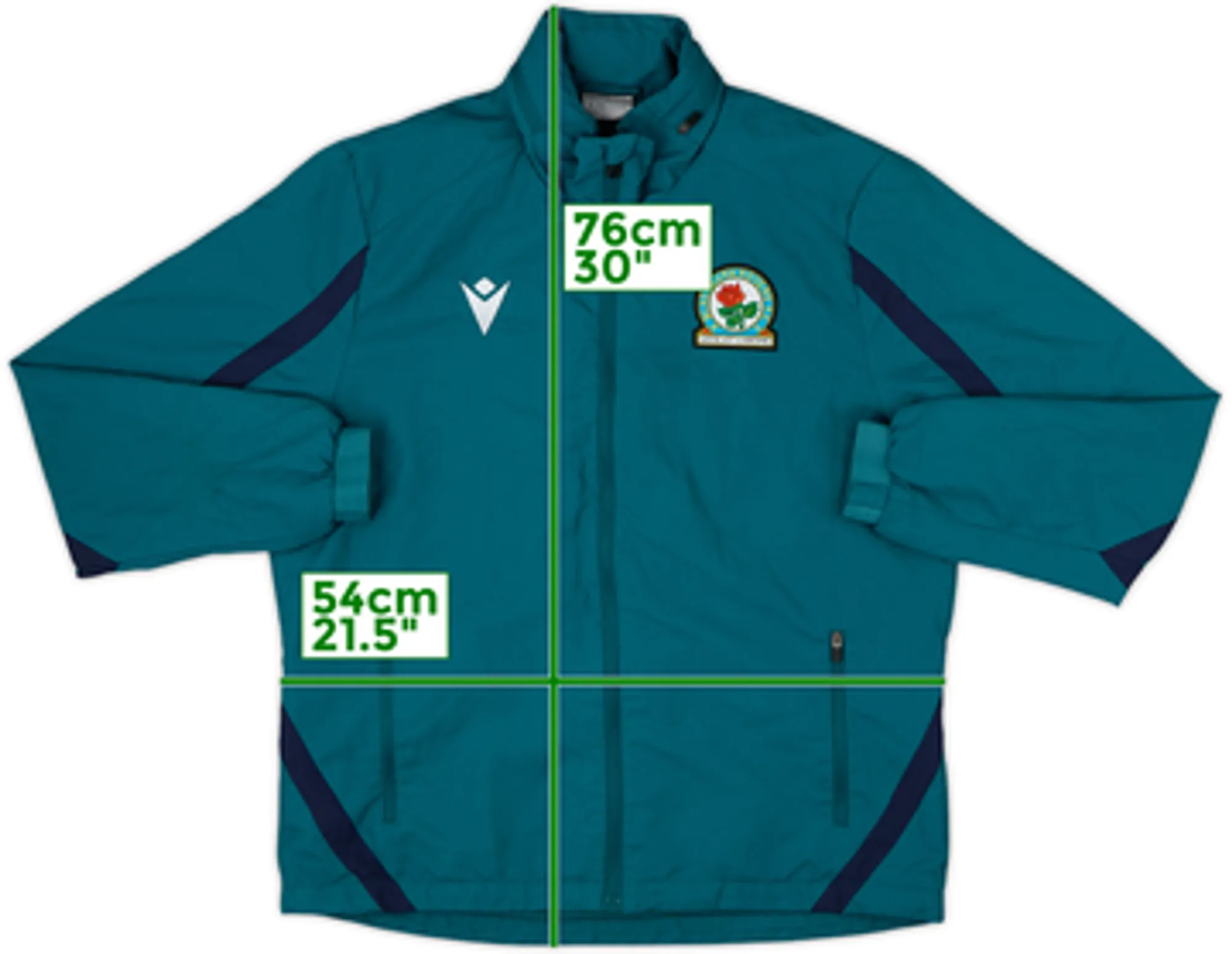 2022-23 Blackburn Macron Track Jacket - 7/10 - (S)