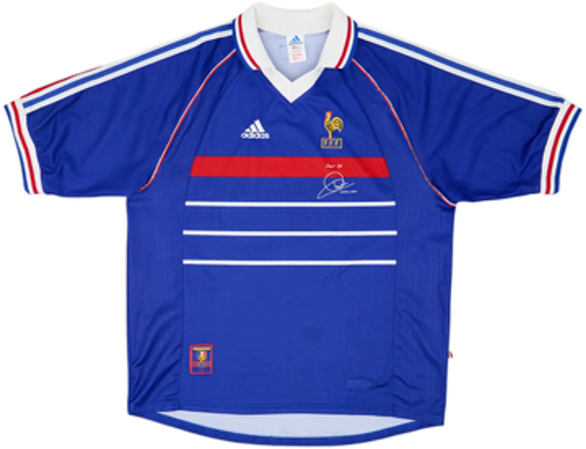 1998-00 France Pour Toi Zinedine Zidane Home Shirt & Shorts - 6/10 - (XL)