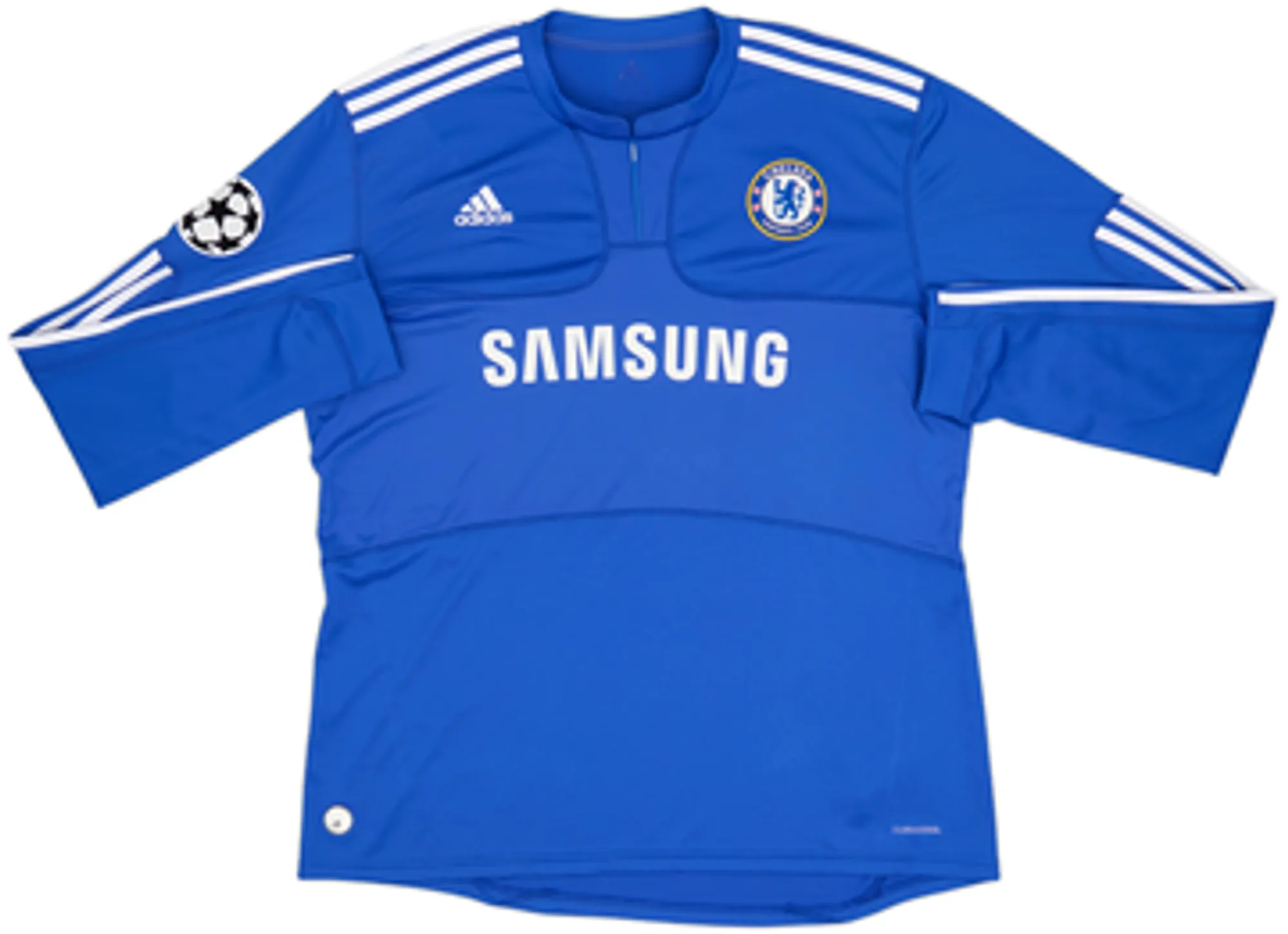 2009-10 Chelsea Home L/S Shirt Drogba #11 - 8/10 - (M)