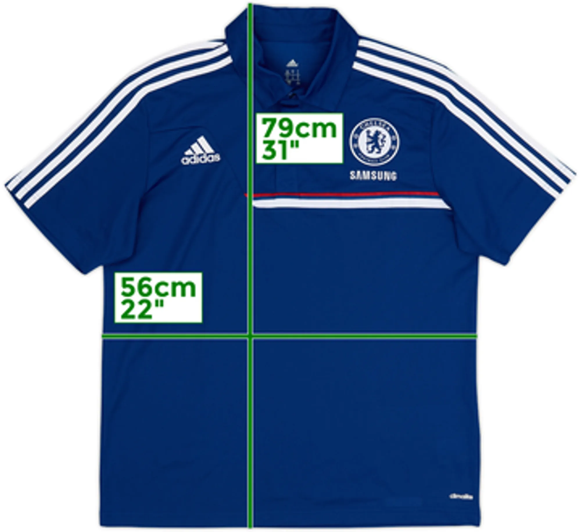 2014-15 Chelsea adidas Polo Shirt - 10/10 - (L)