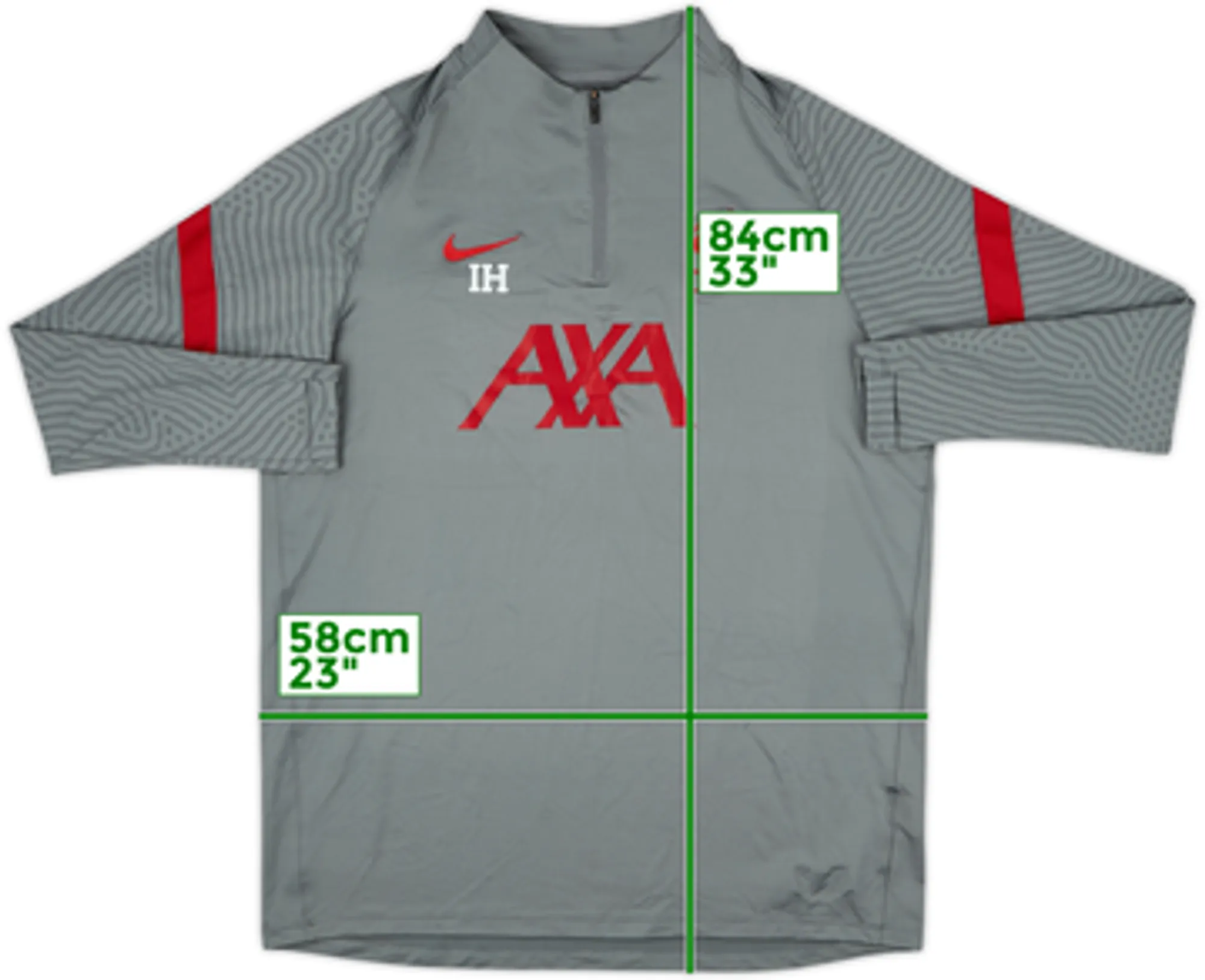 2020-21 Liverpool Staff Issue Nike 1/4 Zip Training Top IH - 8/10 - (XL)