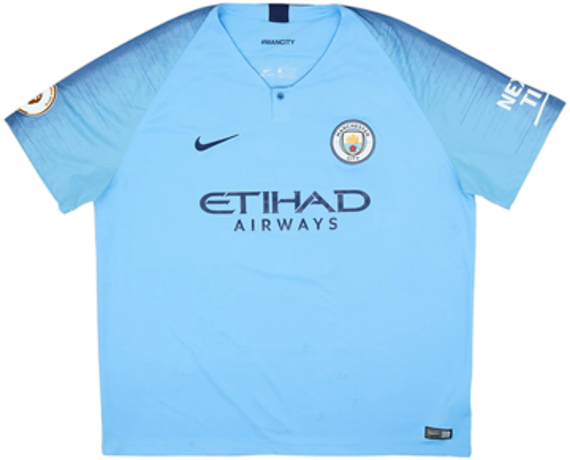2018-19 Manchester City Home Shirt De Bruyne #17 - 5/10 - (XXL)
