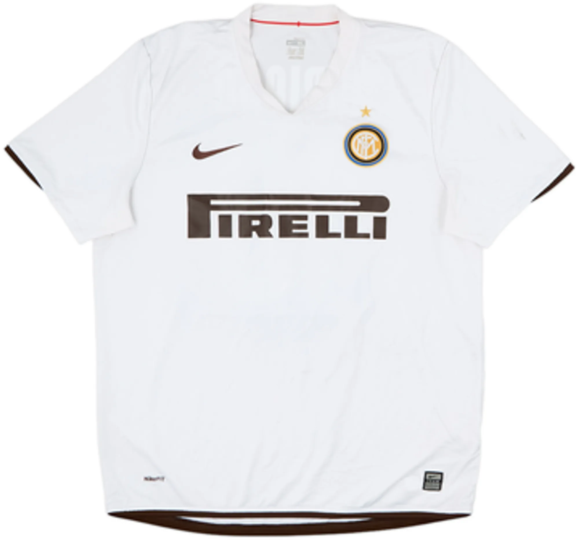 2008-09 Inter Milan Away Shirt Adriano #10 - 6/10 - (XL)