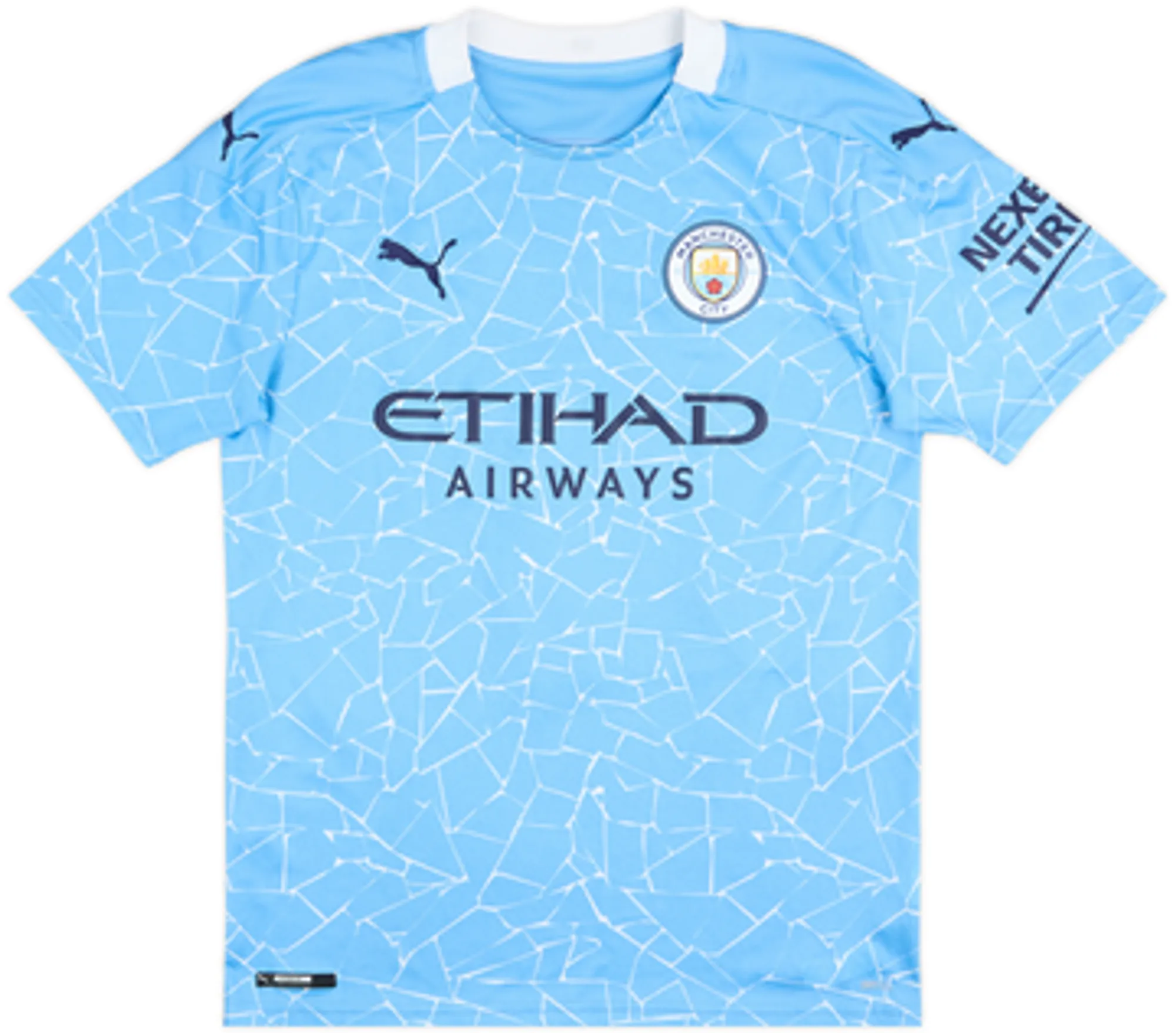 2020-21 Manchester City Home Shirt De Bruyne #17 - 10/10 - (M)