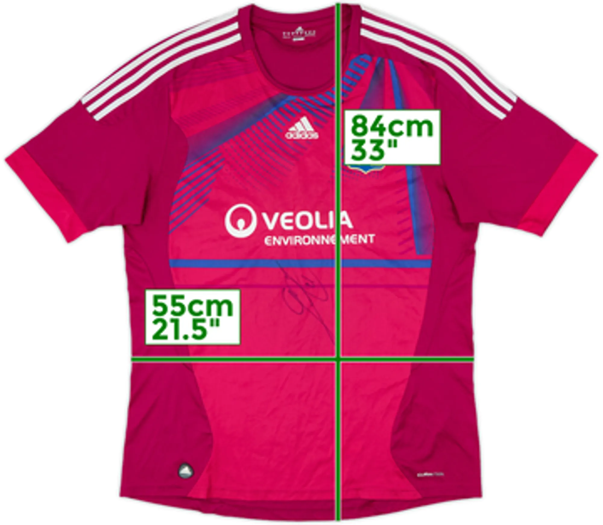 2011-12 Lyon Signed Third Shirt - 6/10 - (XL)